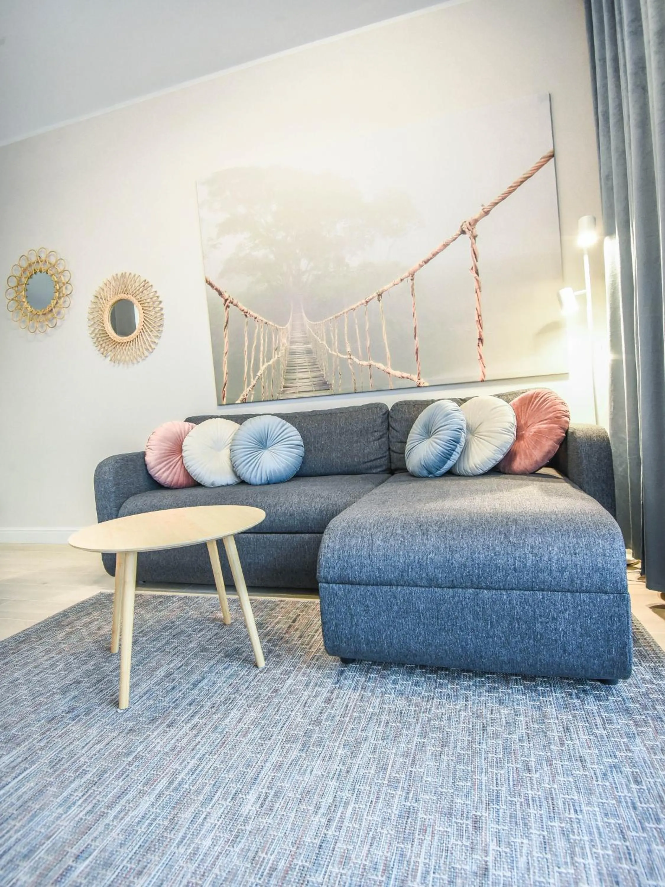 Living room in Apartamenty Na Wyspie - Baltic Park - Apartamenty z sypialnią i parkingiem - ul Uzdrowiskowa 24-34