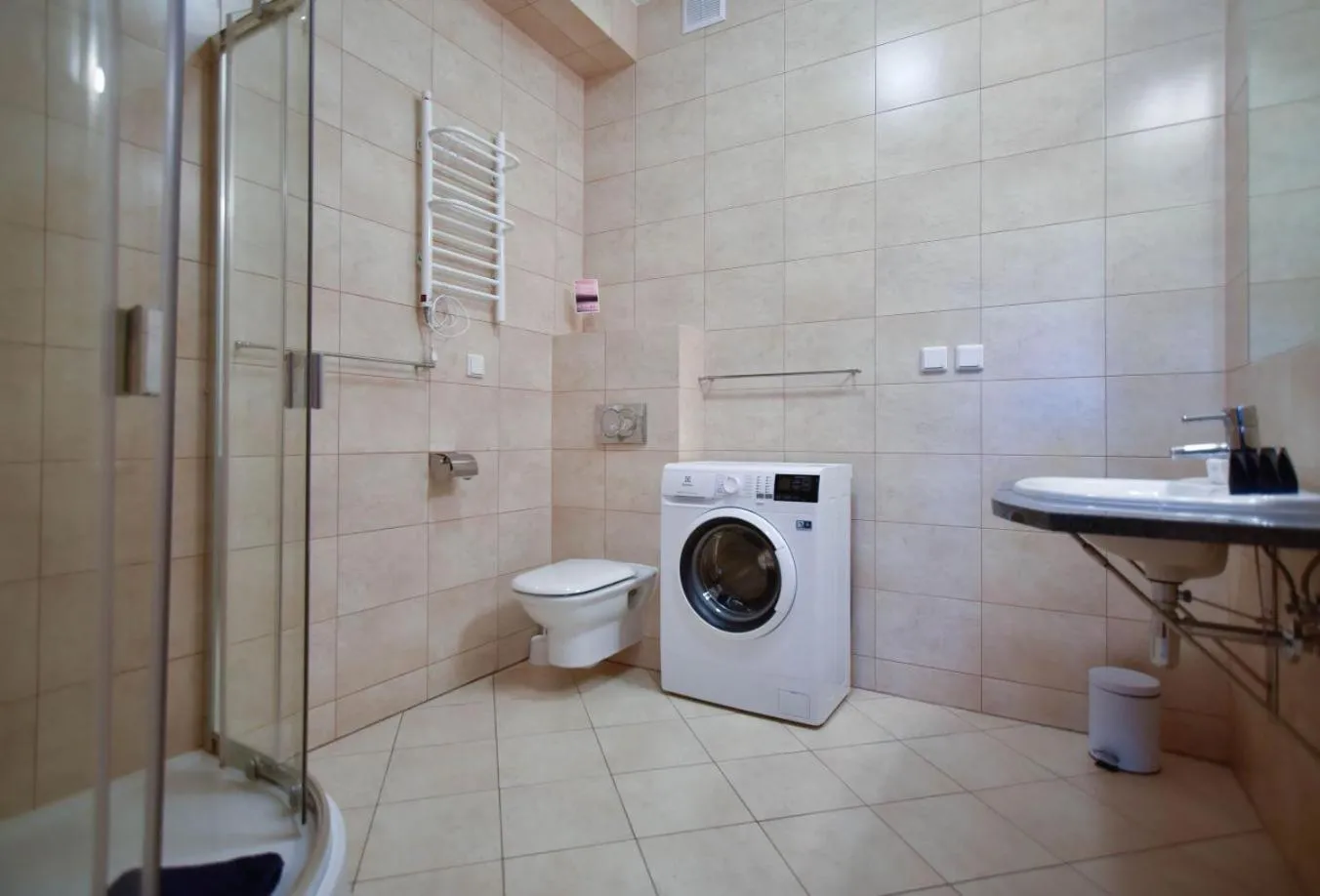 Bathroom in Apartamenty Na Wyspie - Baltic Park - Apartamenty z sypialnią i parkingiem - ul Uzdrowiskowa 24-34