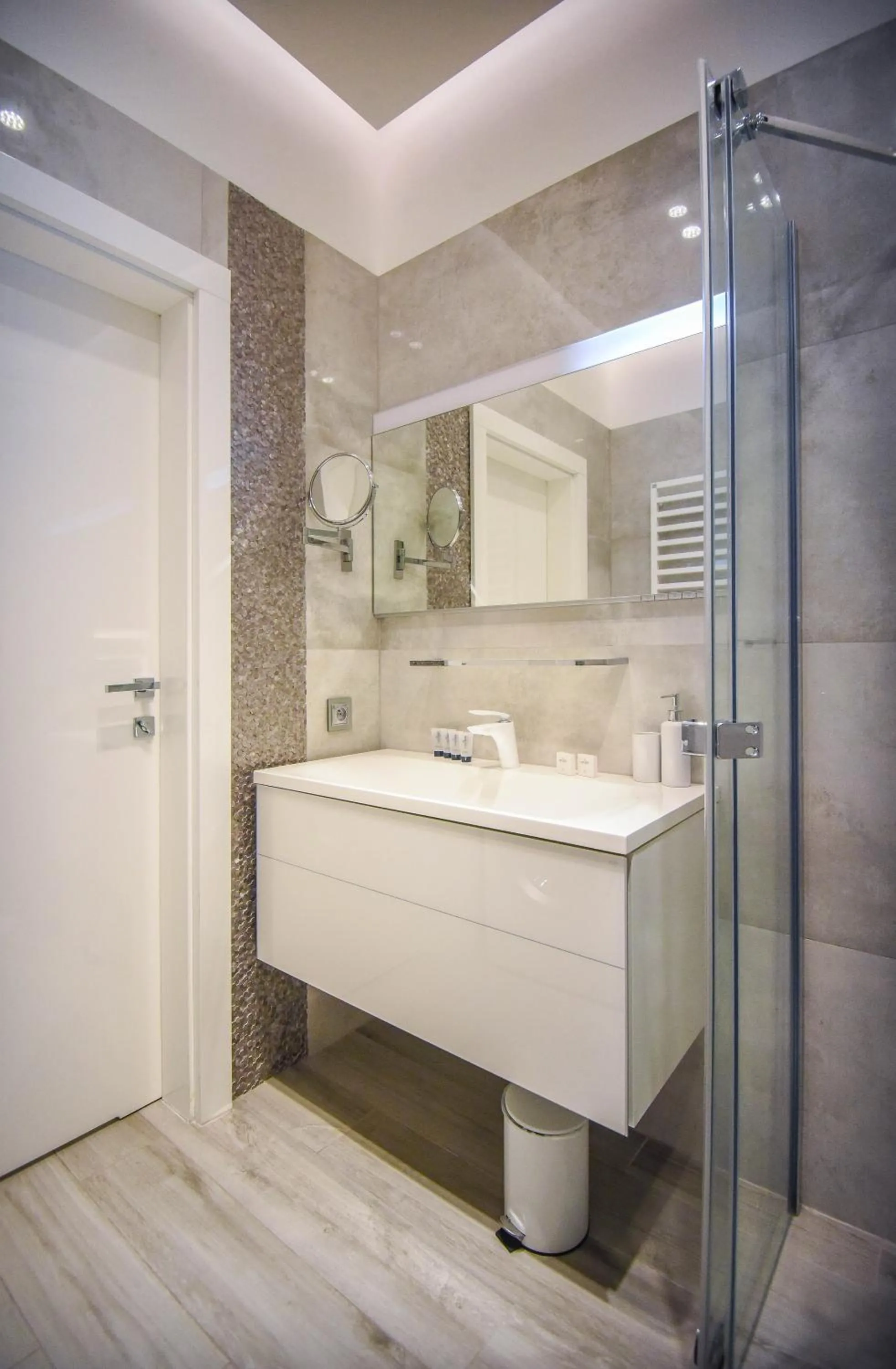 Shower in Apartamenty Na Wyspie - Baltic Park - Apartamenty z sypialnią i parkingiem - ul Uzdrowiskowa 24-34