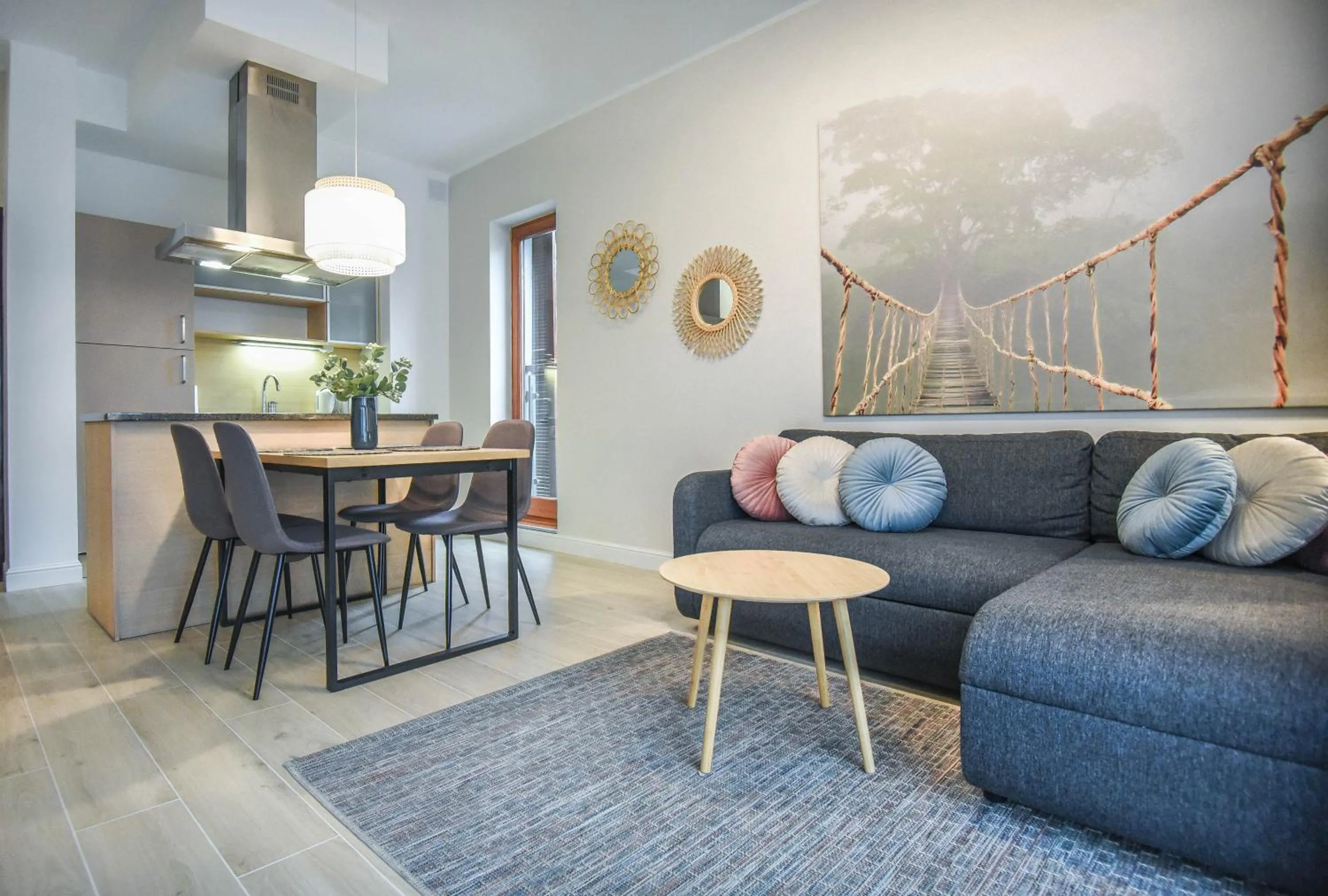 Living room in Apartamenty Na Wyspie - Baltic Park - Apartamenty z sypialnią i parkingiem - ul Uzdrowiskowa 24-34