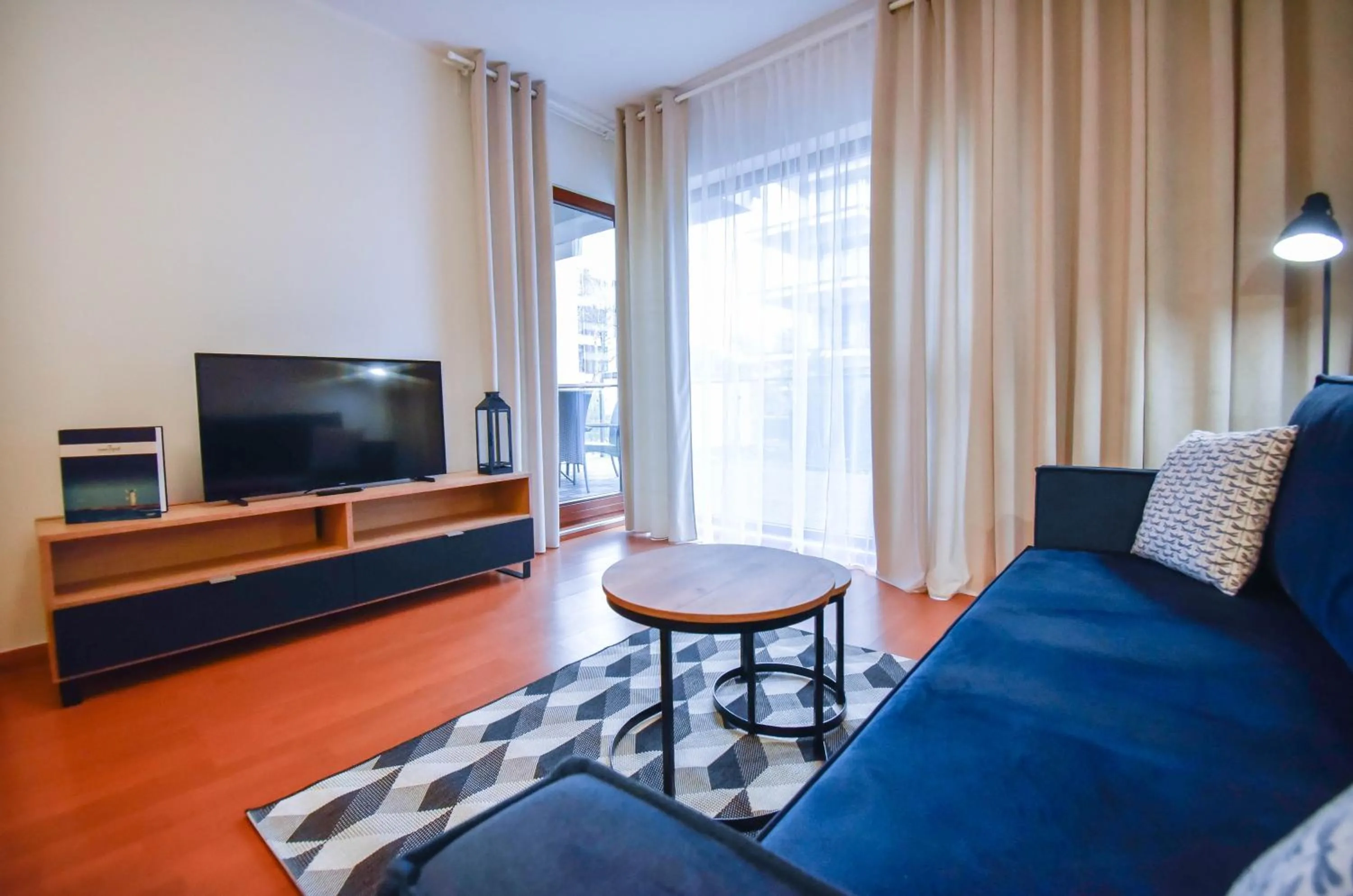 TV and multimedia in Apartamenty Na Wyspie - Baltic Park - Apartamenty z sypialnią i parkingiem - ul Uzdrowiskowa 24-34