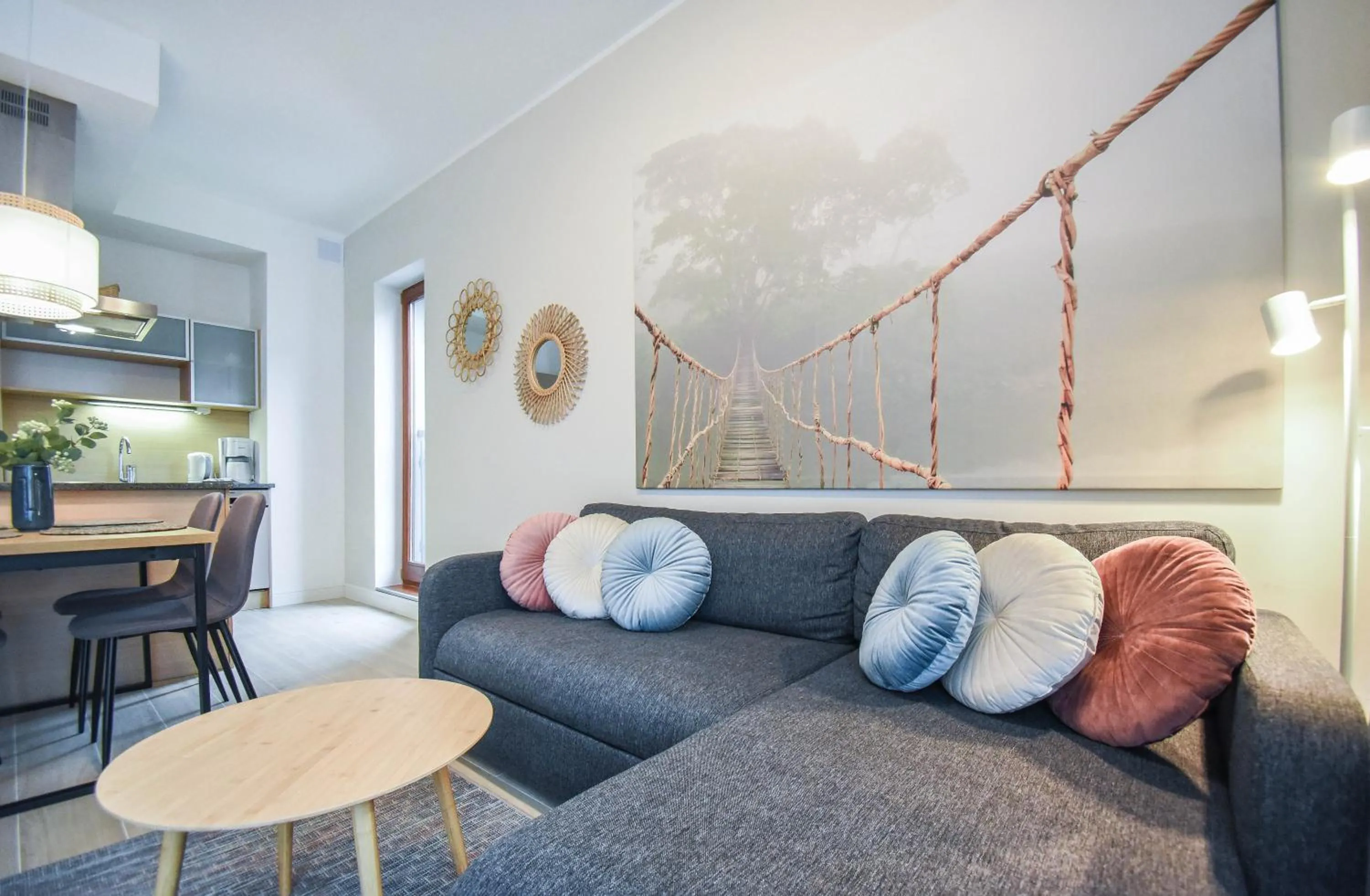 Living room in Apartamenty Na Wyspie - Baltic Park - Apartamenty z sypialnią i parkingiem - ul Uzdrowiskowa 24-34
