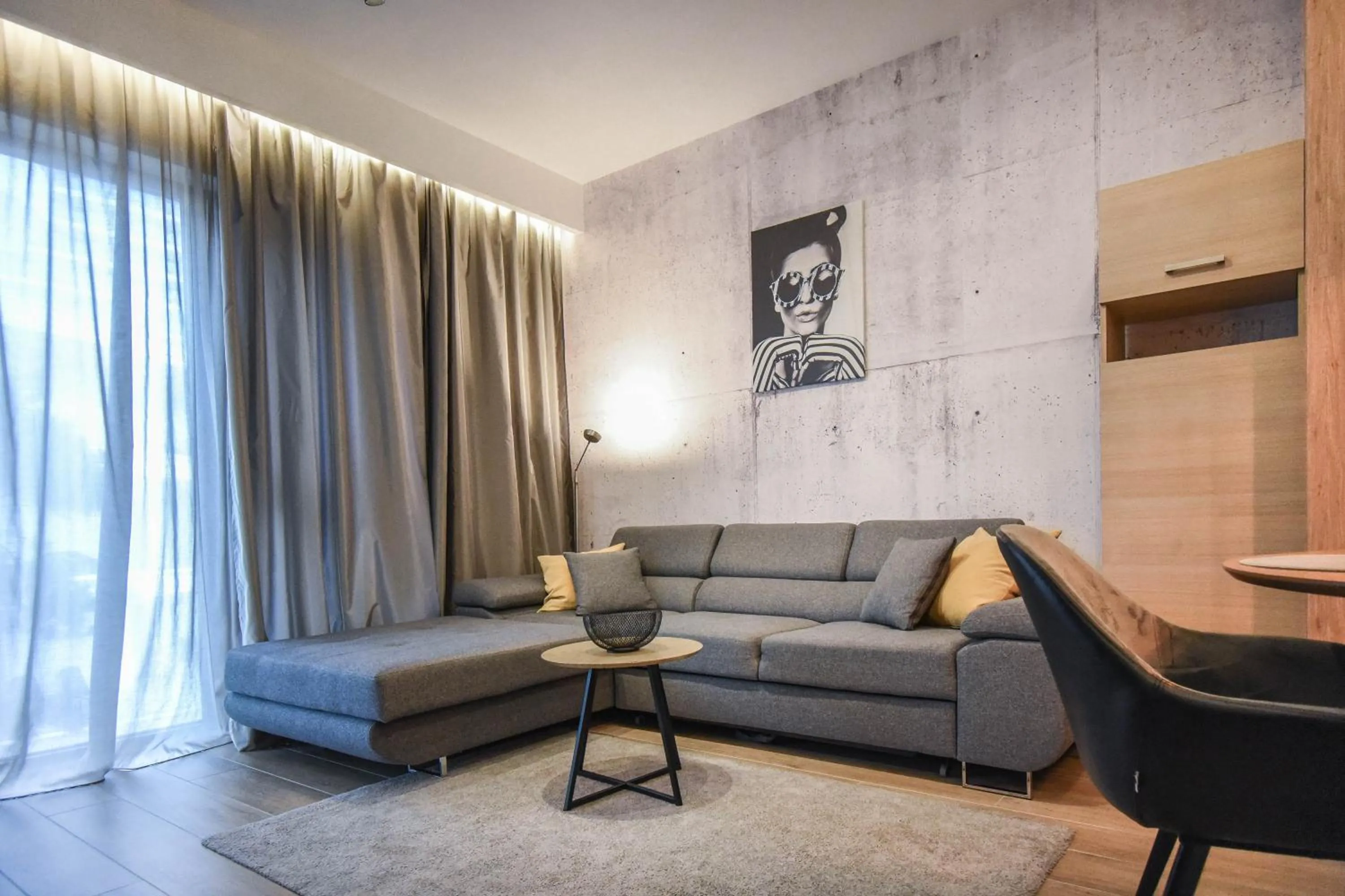 Living room in Apartamenty Na Wyspie - Baltic Park - Apartamenty z sypialnią i parkingiem - ul Uzdrowiskowa 24-34