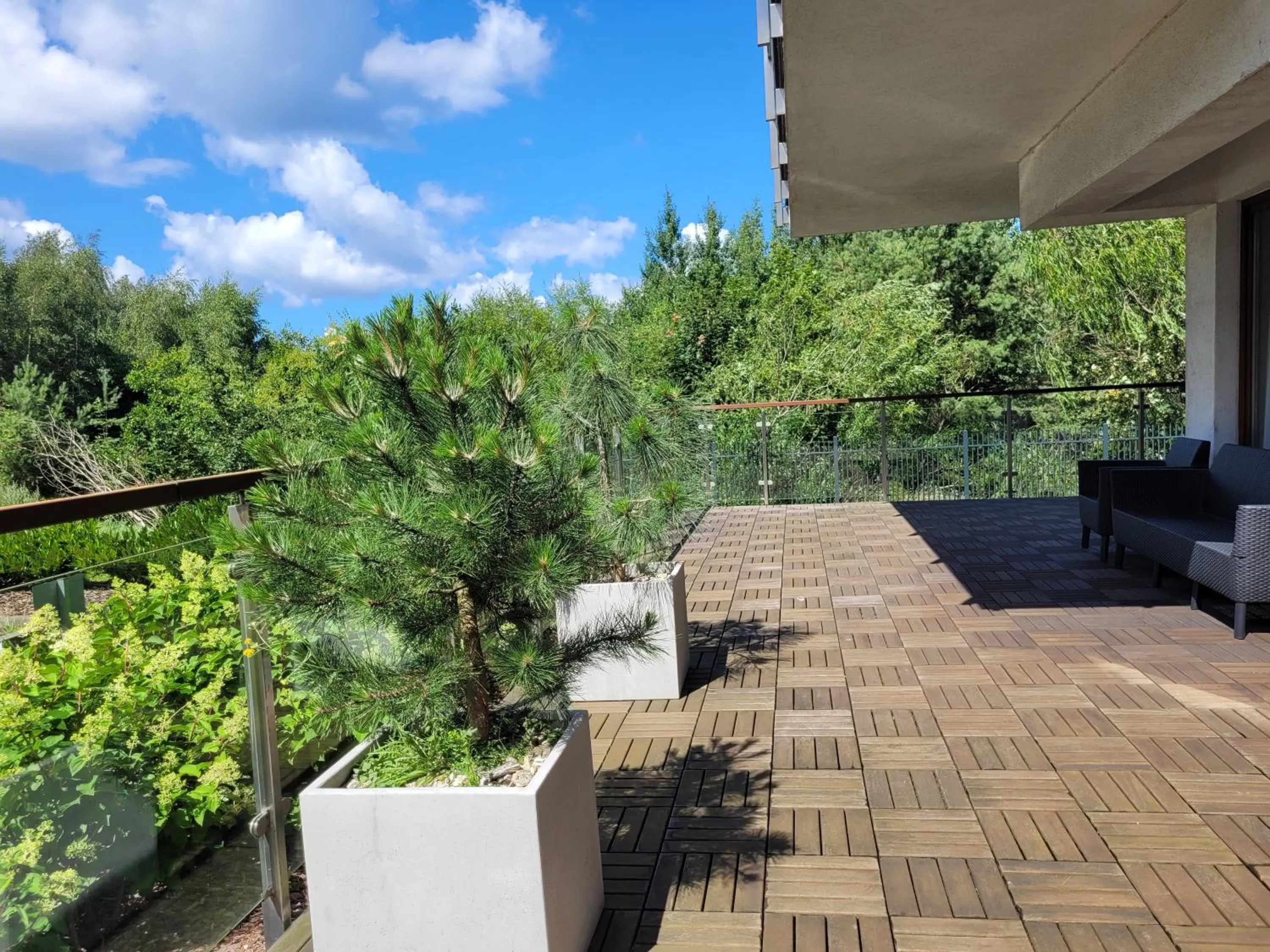 Balcony/Terrace in Apartamenty Na Wyspie - Baltic Park - Apartamenty z sypialnią i parkingiem - ul Uzdrowiskowa 24-34