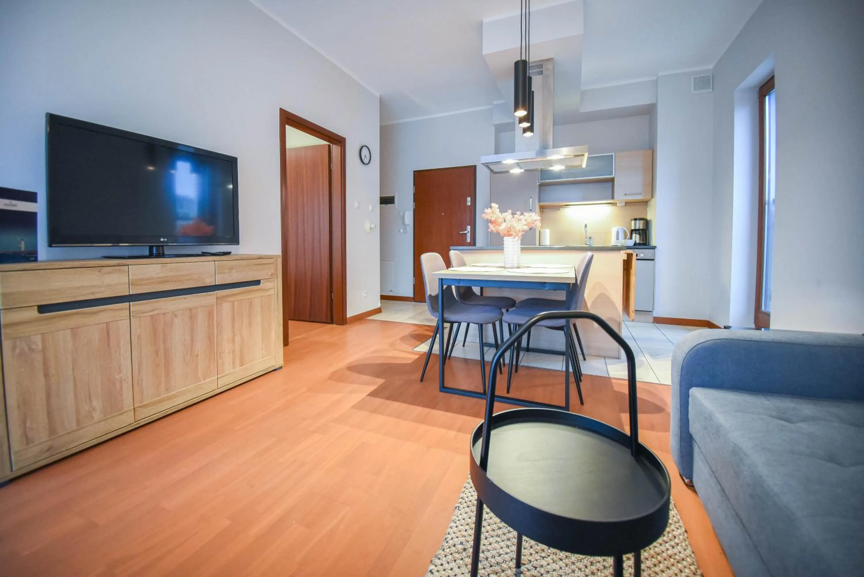 TV and multimedia in Apartamenty Na Wyspie - Baltic Park - Apartamenty z sypialnią i parkingiem - ul Uzdrowiskowa 24-34