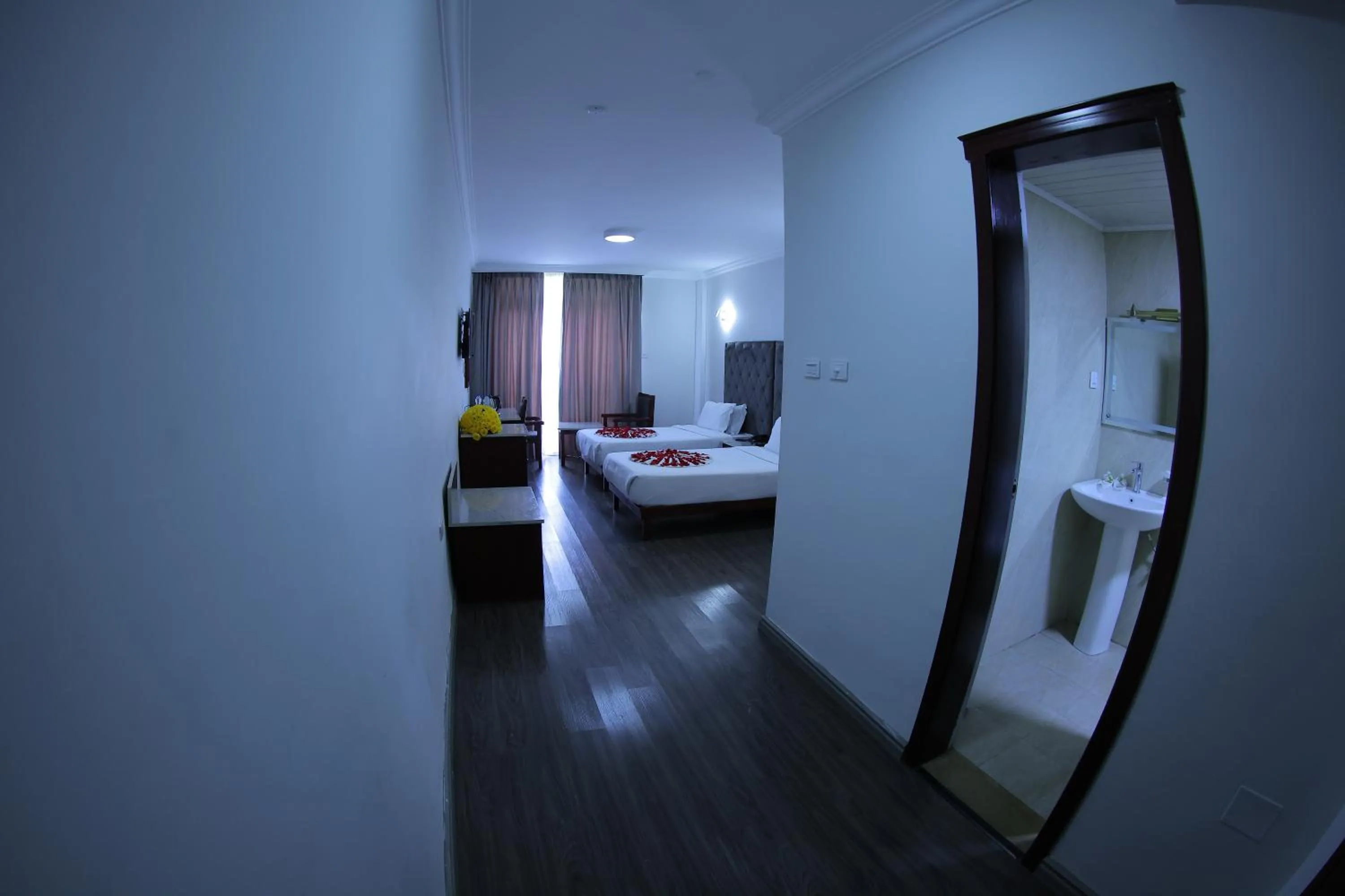 Bed in Trinity Hotel