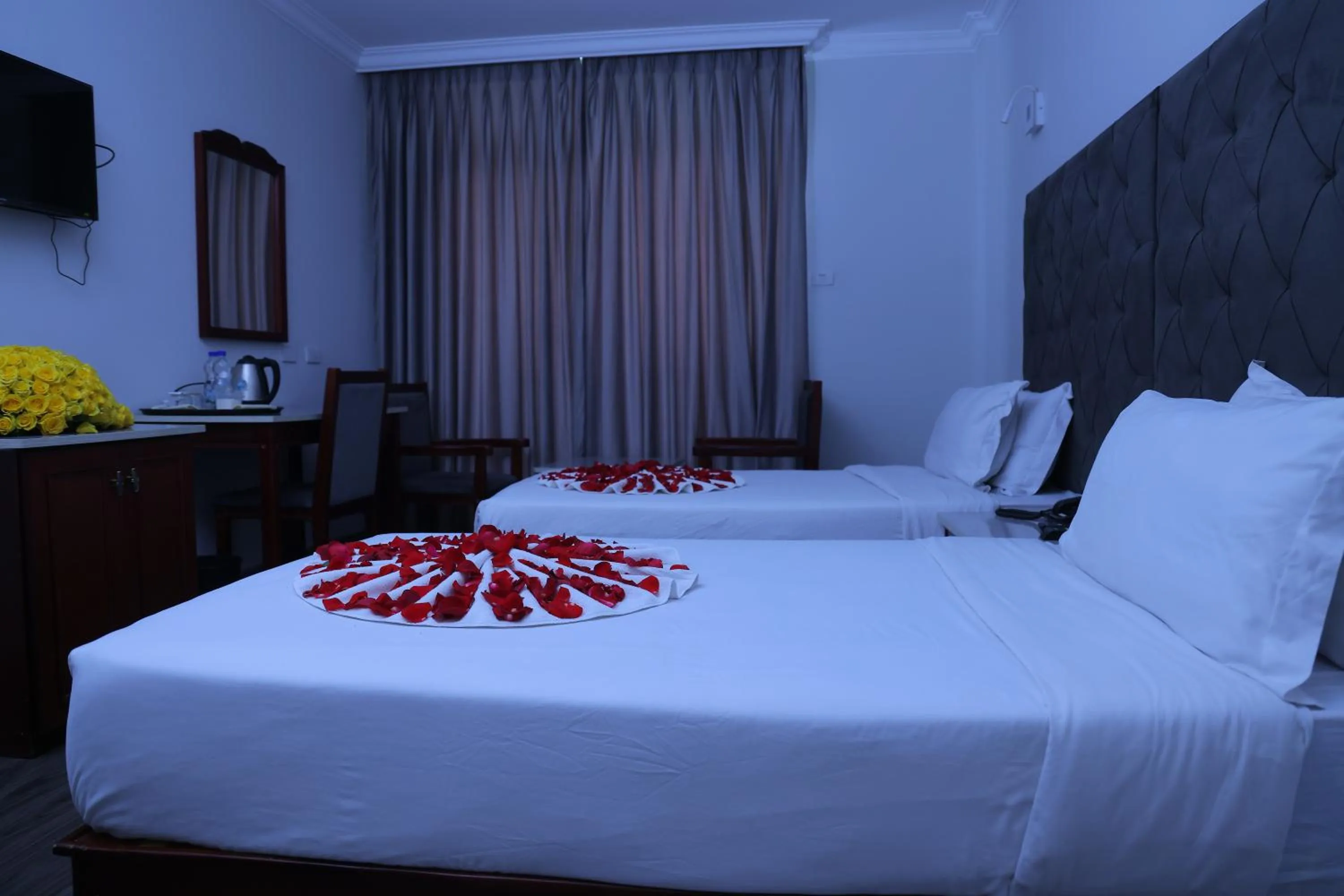 Bed in Trinity Hotel