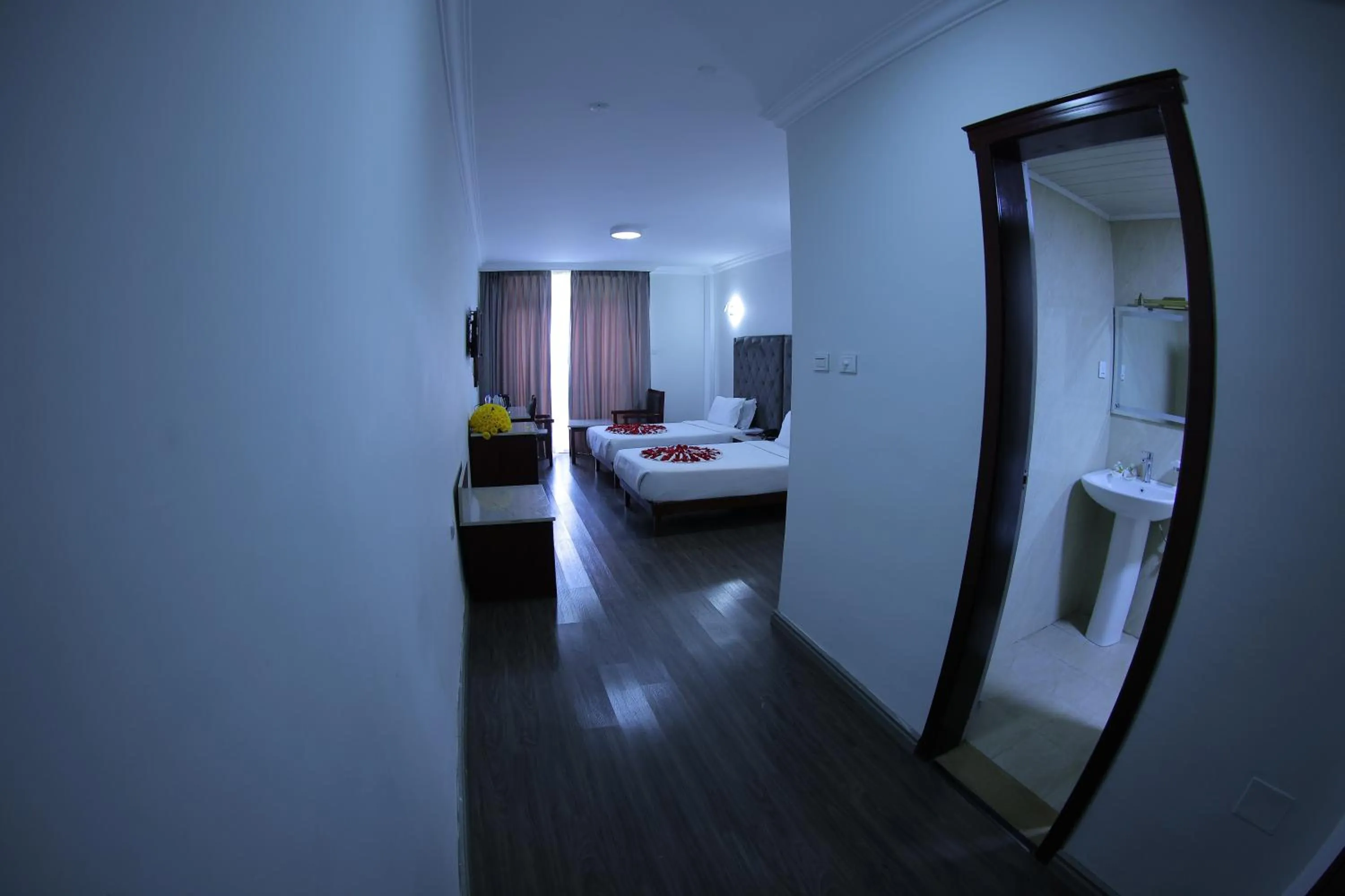 Bed in Trinity Hotel