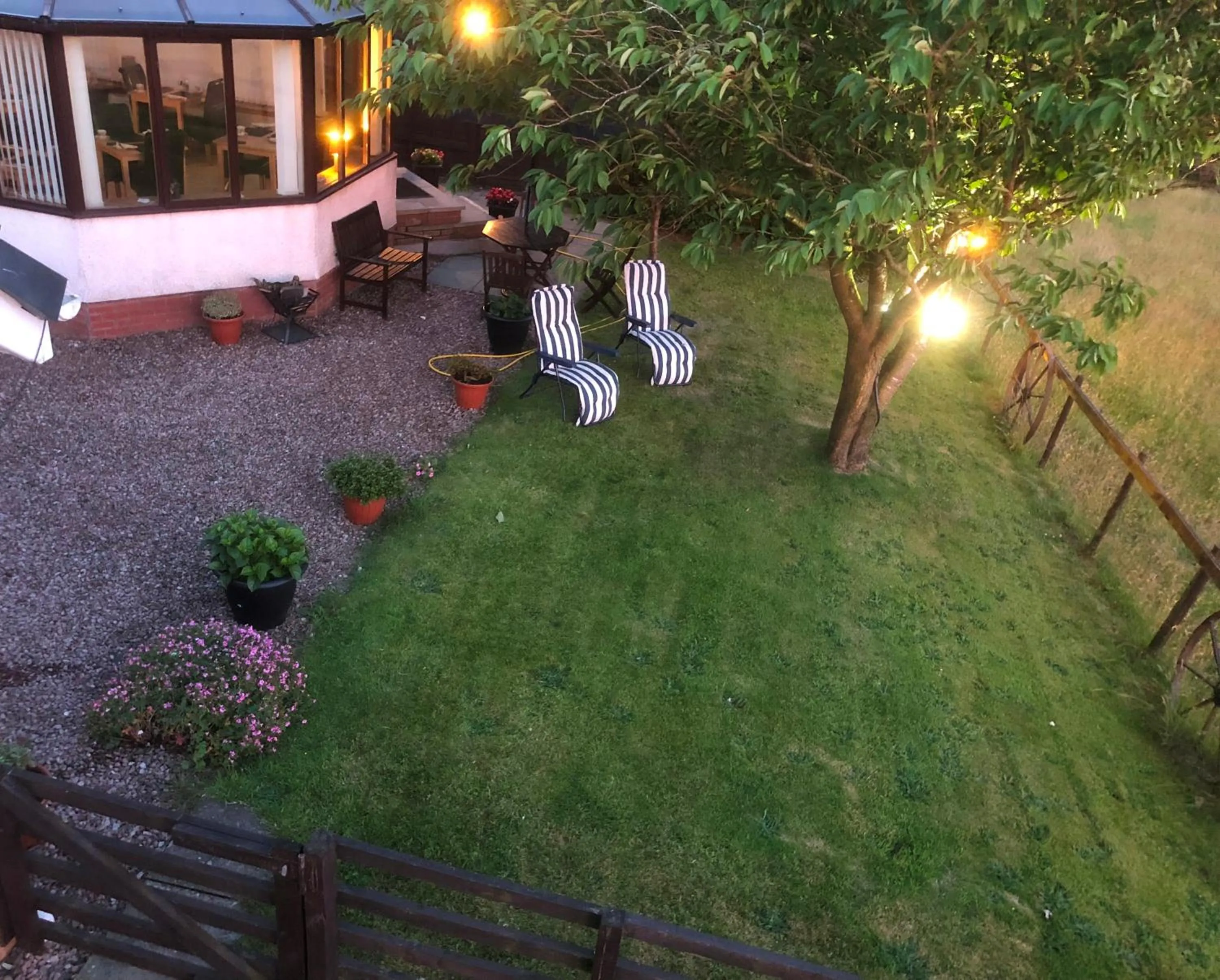 Garden view in Southpark House