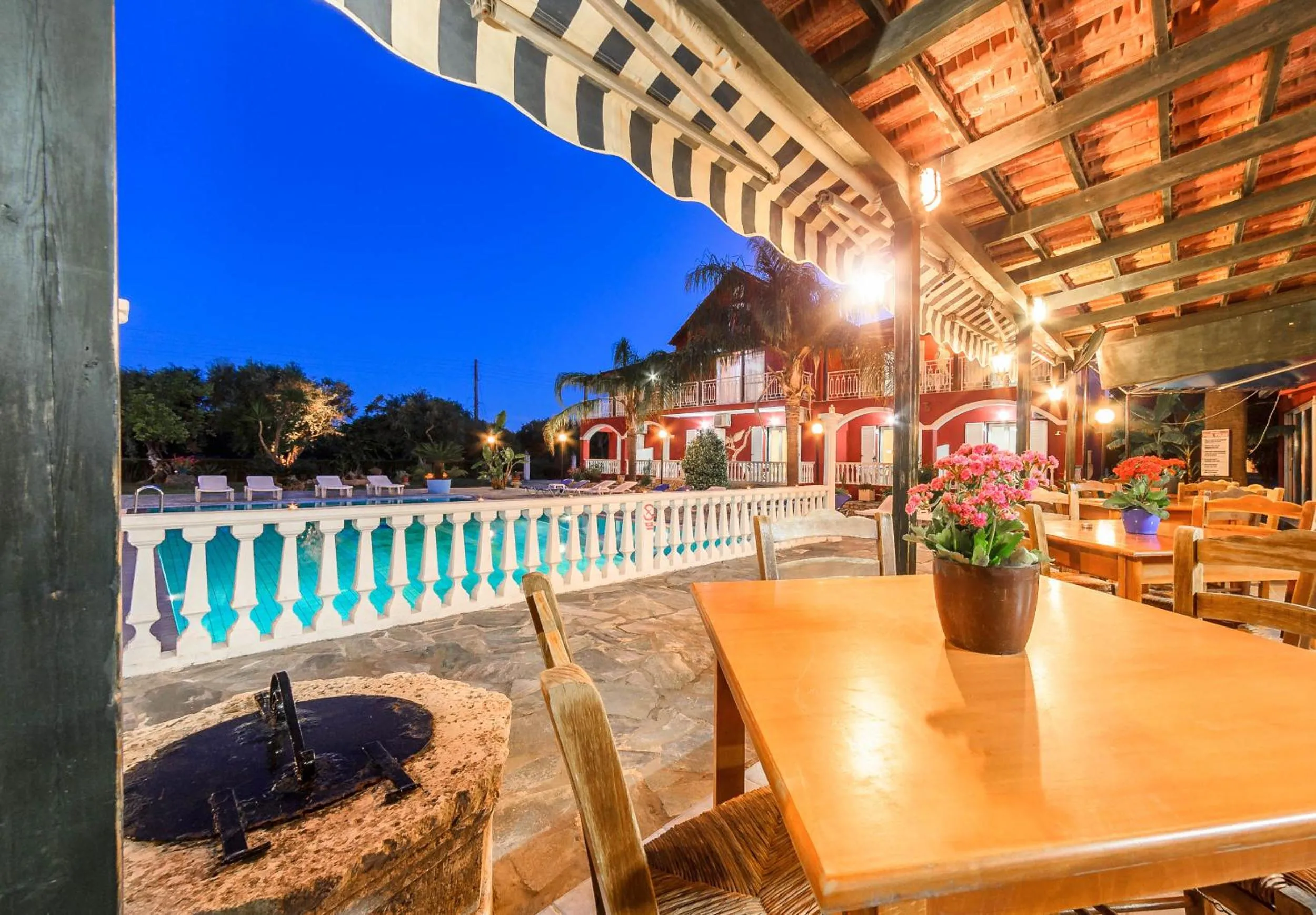 Patio in Borsalino Studios & Apartments