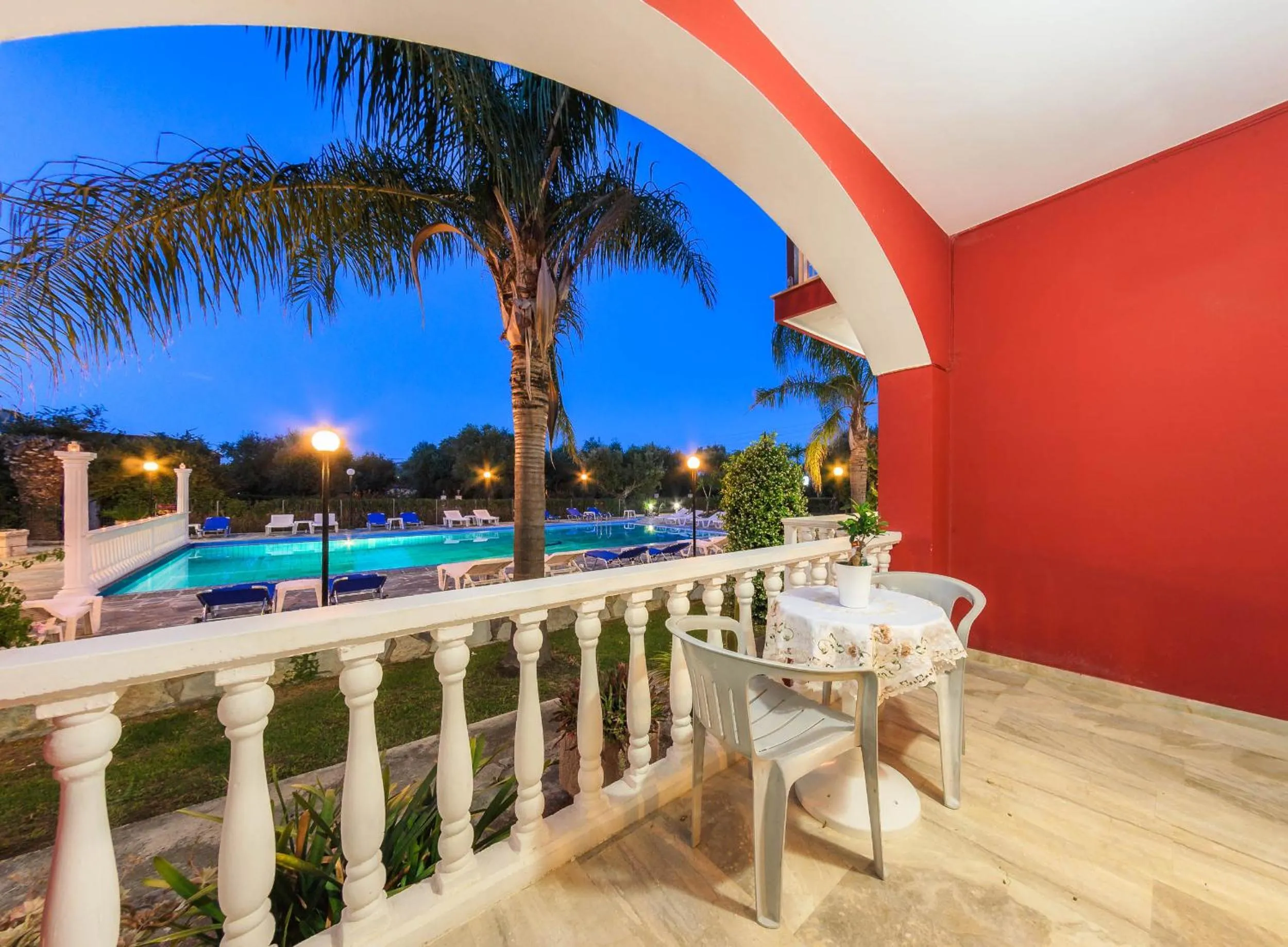 Patio in Borsalino Studios & Apartments