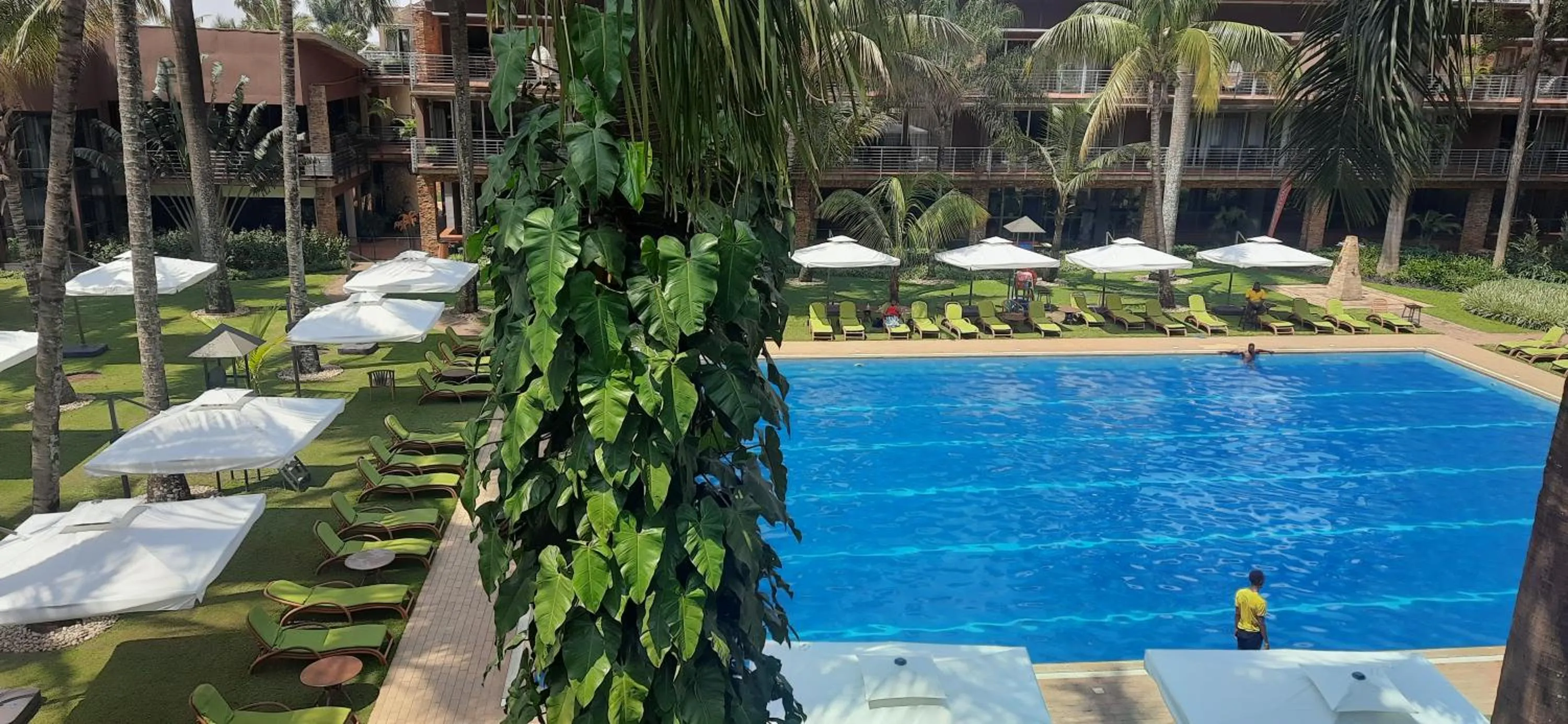 Swimming pool in Kabira Country Club