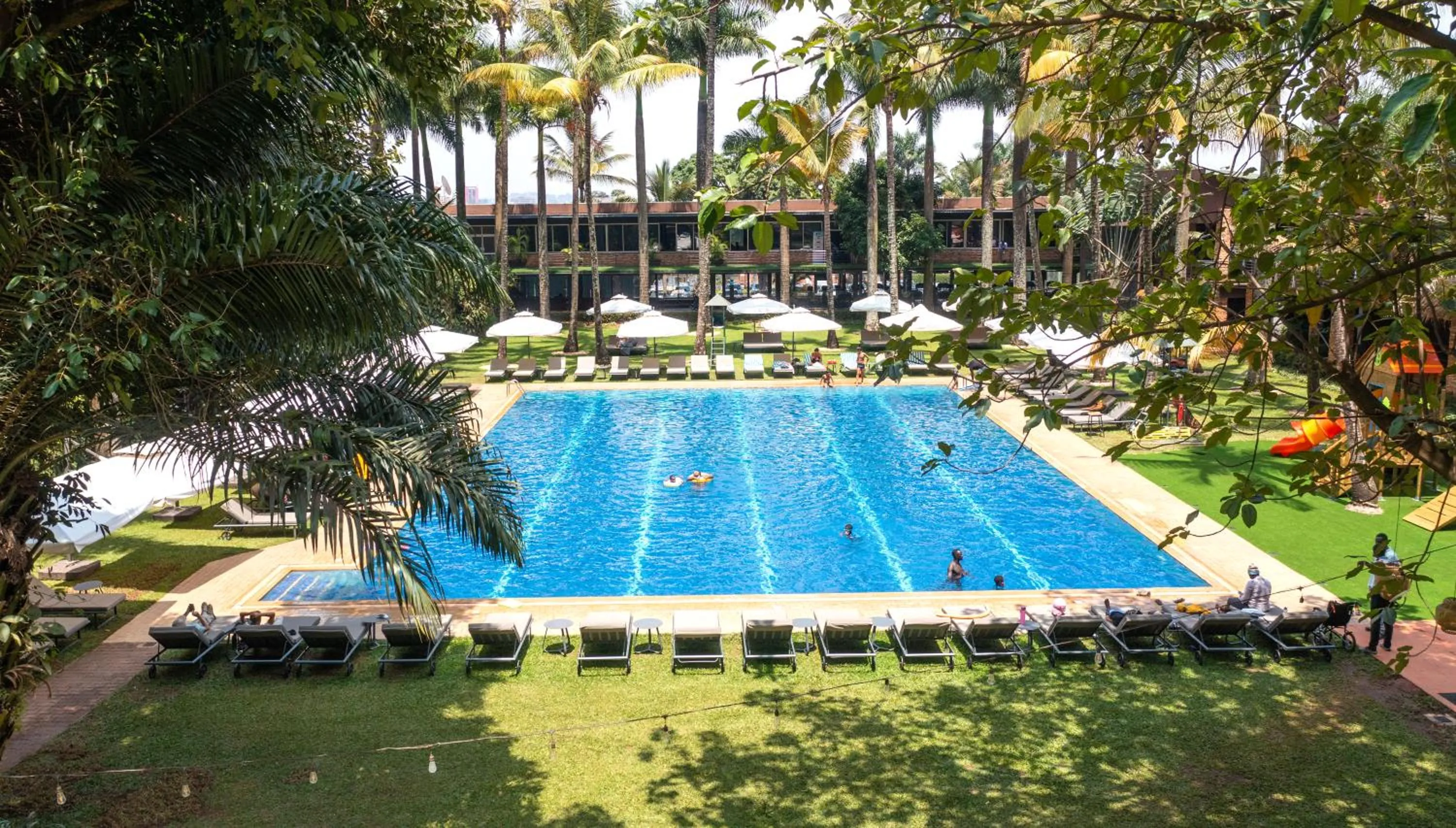 Swimming pool in Kabira Country Club