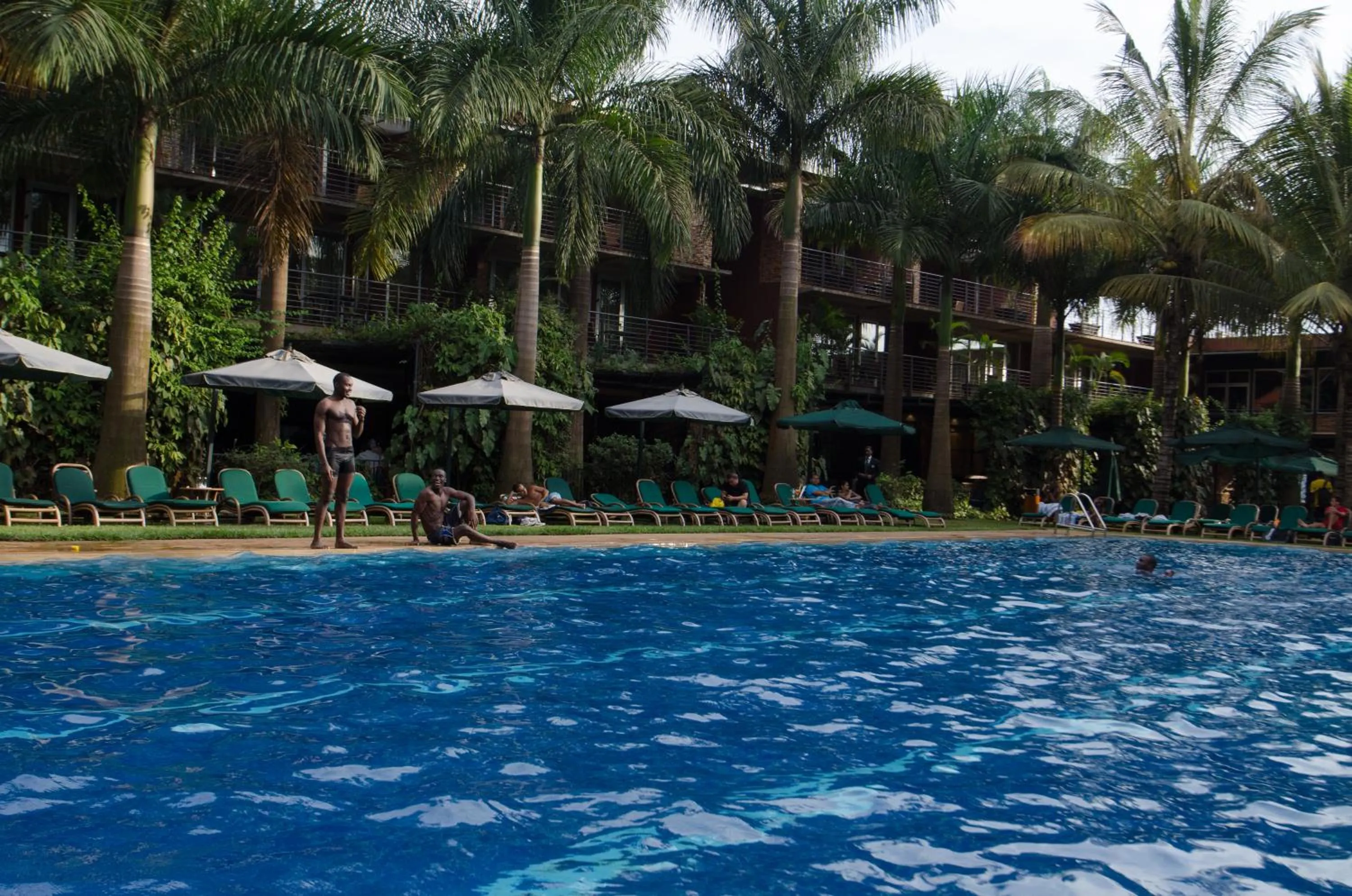 Swimming pool in Kabira Country Club