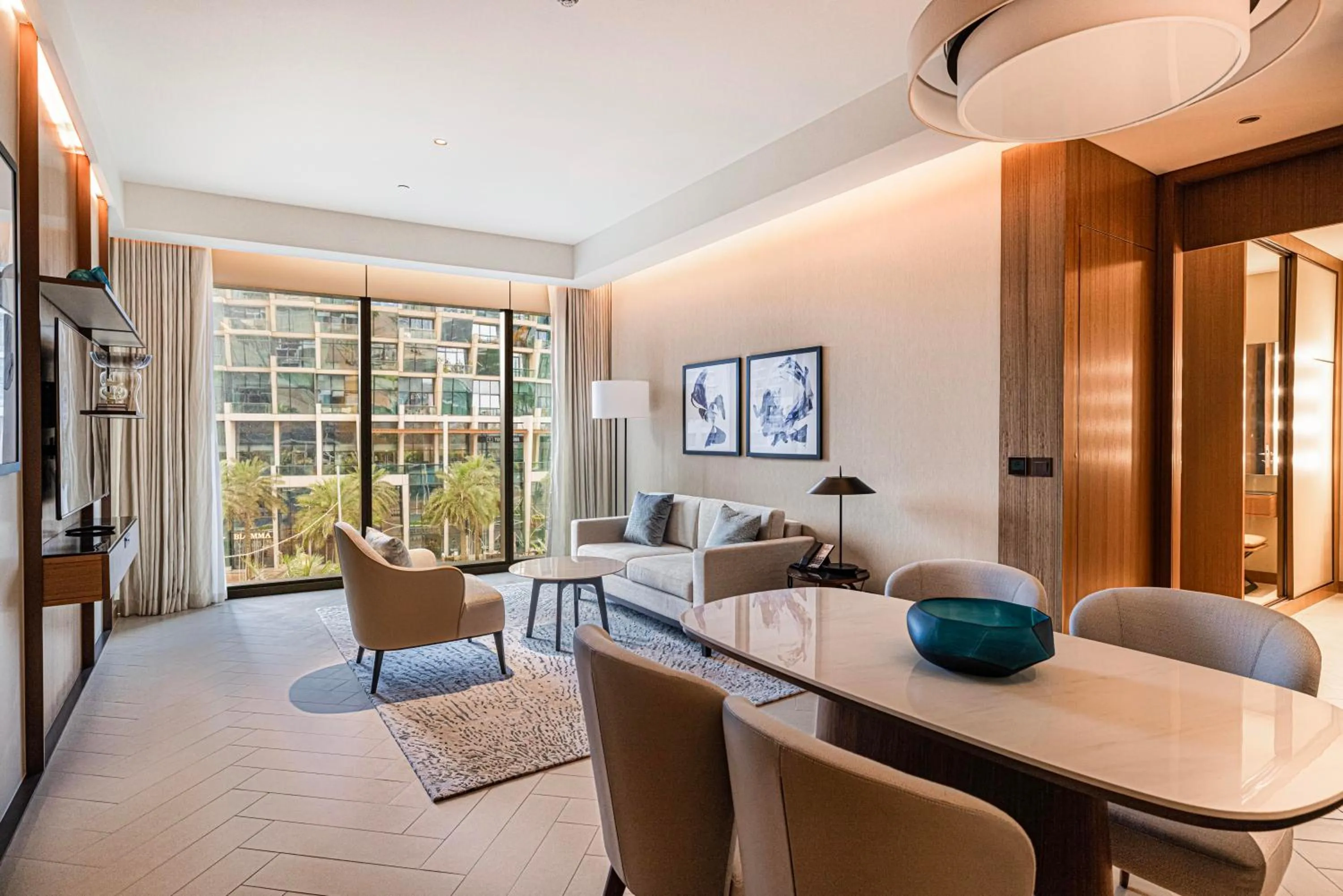 Living room in Luxury 1BR The Address Opera, Downtown Dubai