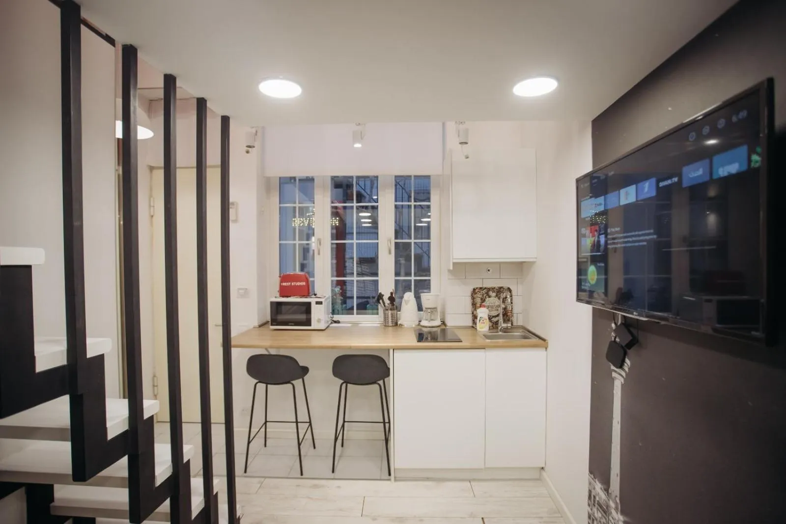 Kitchen or kitchenette in R Studios Old Baku