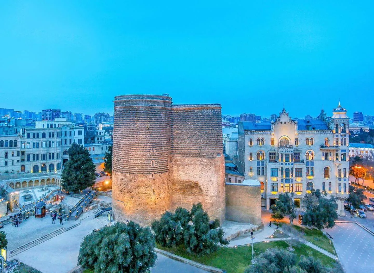 Nearby landmark in R Studios Old Baku