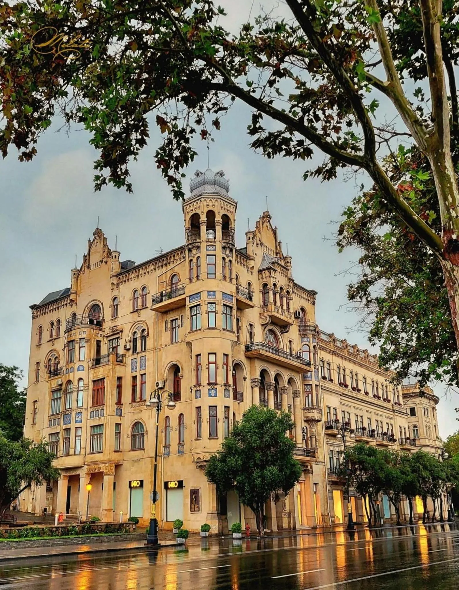 Nearby landmark in R Studios Old Baku