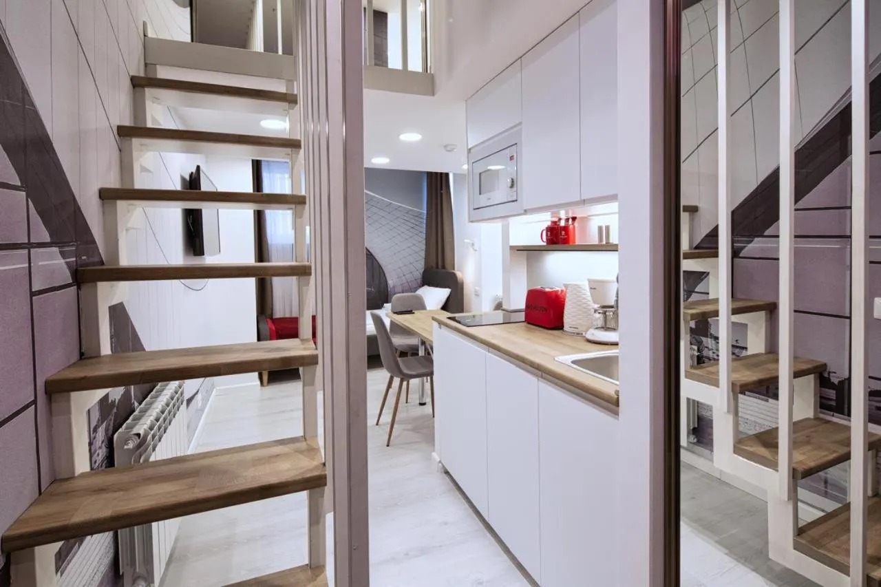 Kitchen or kitchenette in R Studios Old Baku