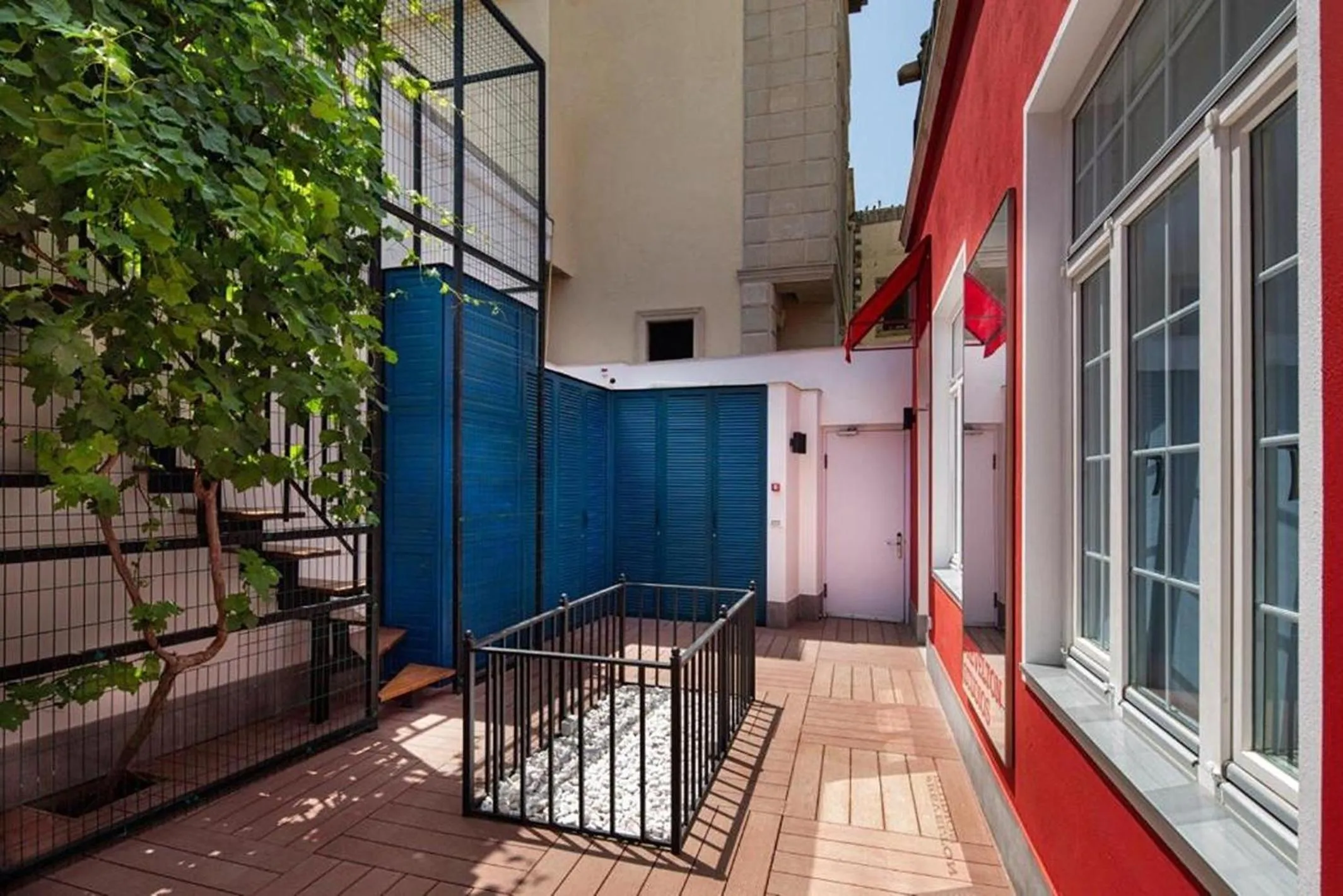 Inner courtyard view in R Studios Old Baku