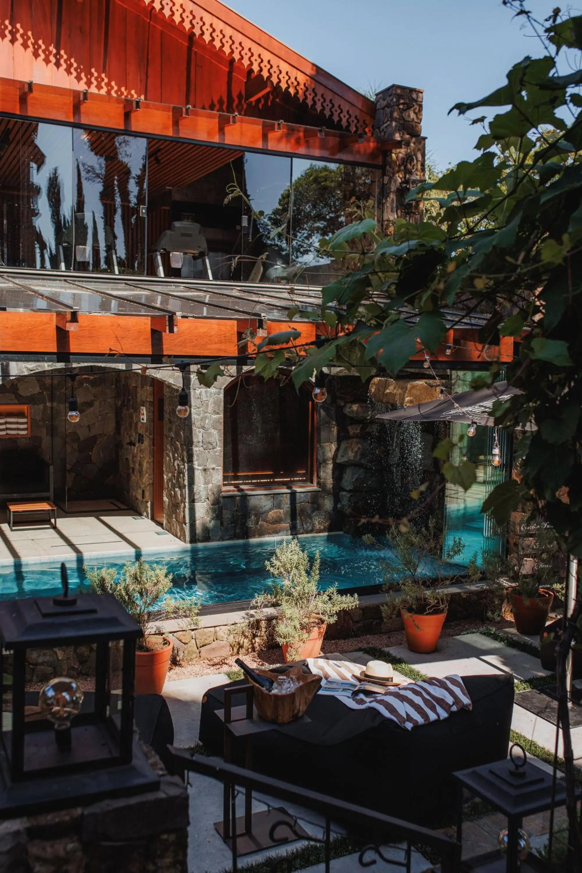 Swimming pool in Hotel Valle Dincanto