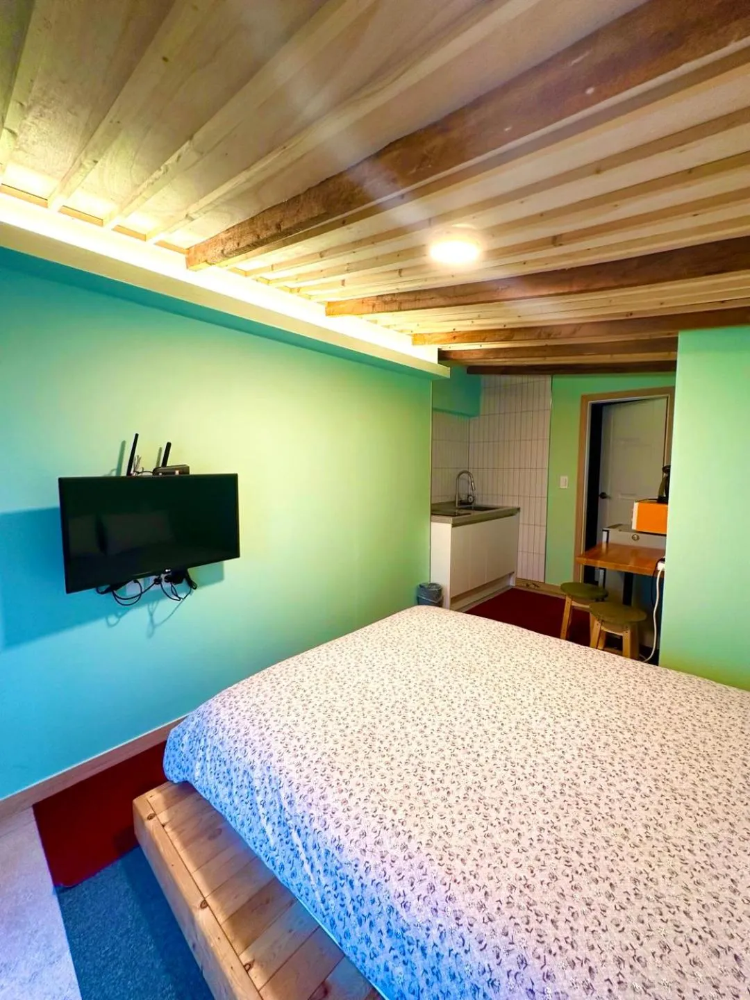 Bed in R Guesthouse Jongmyo