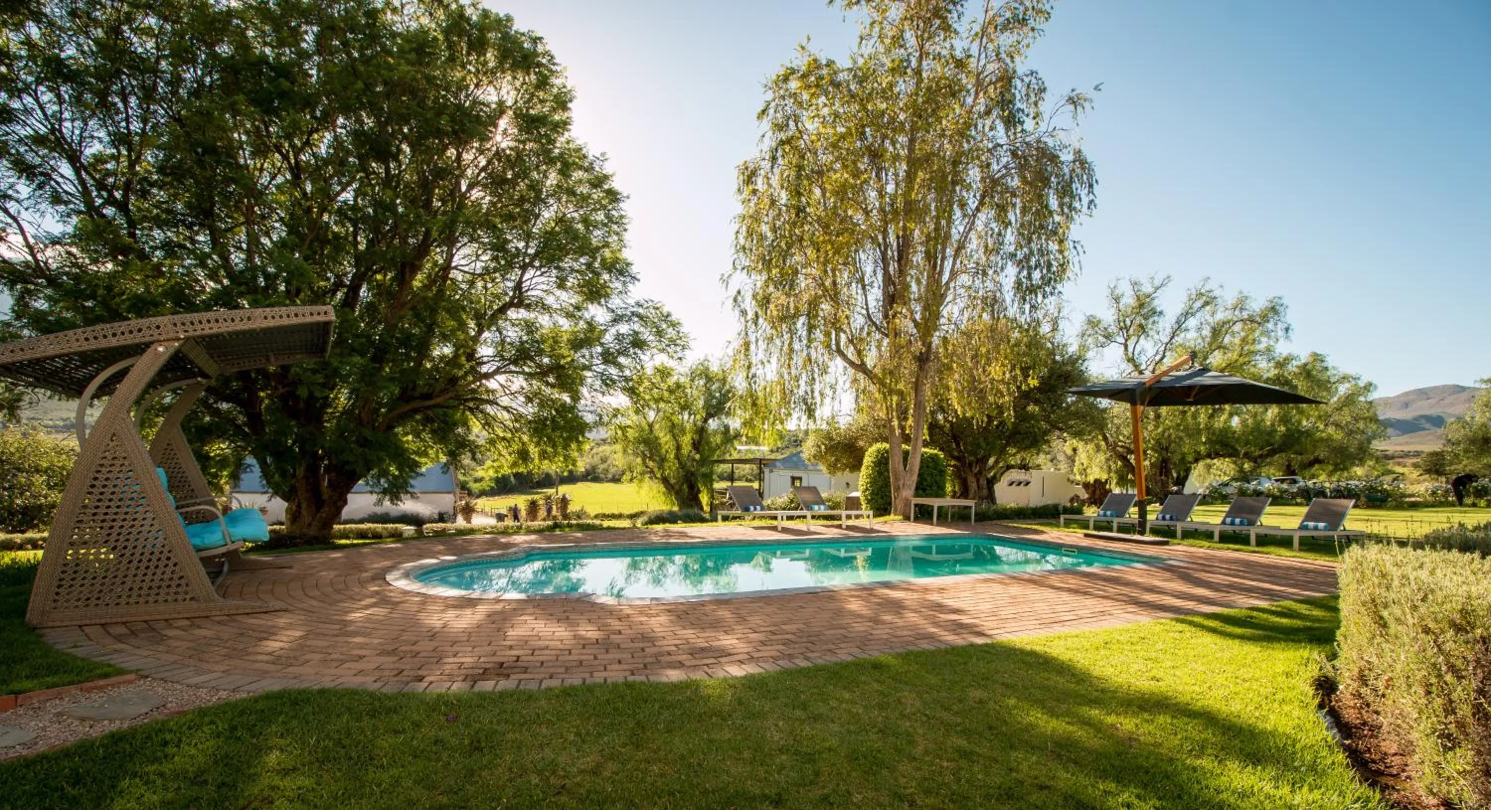Swimming pool in Swartberg Country Manor