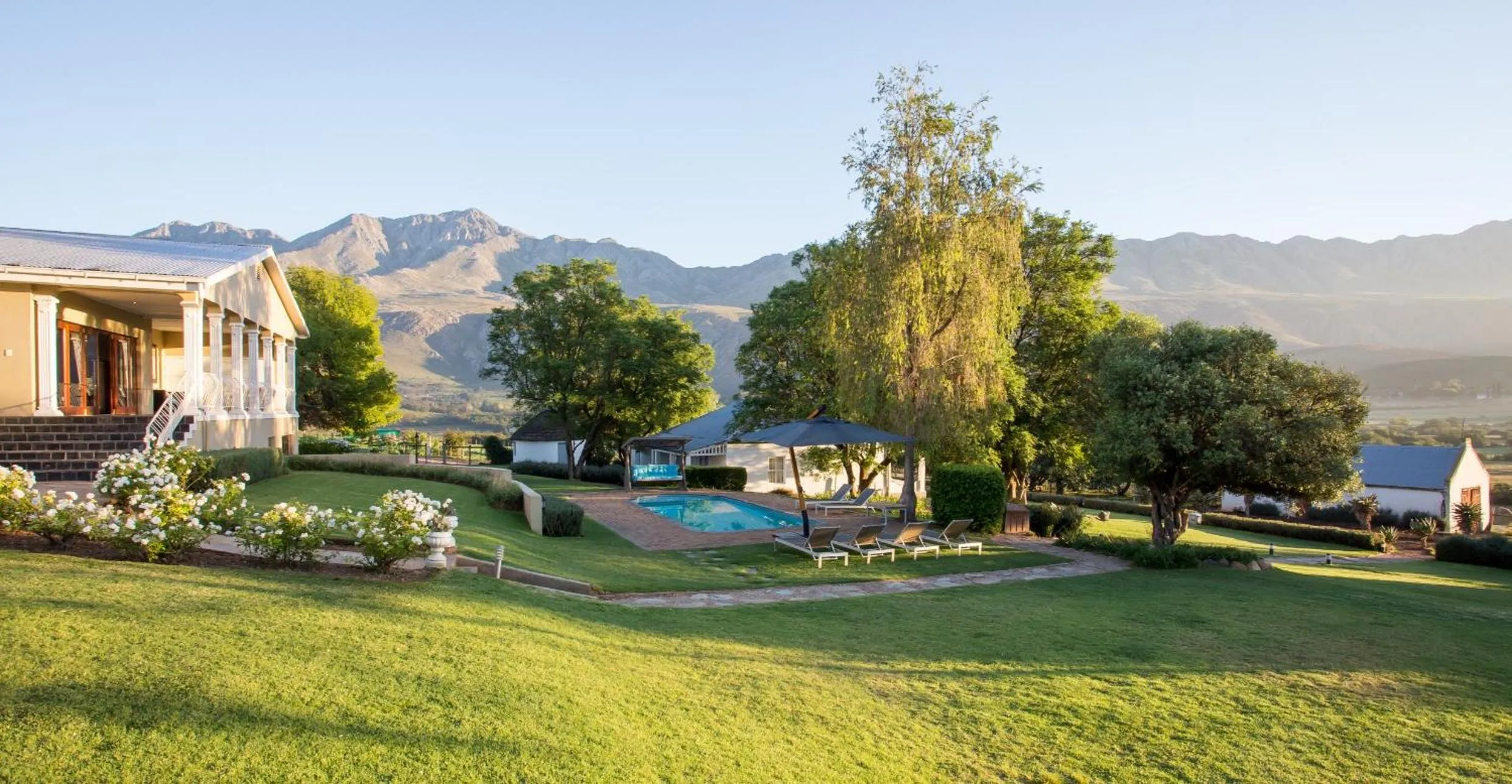 Garden in Swartberg Country Manor