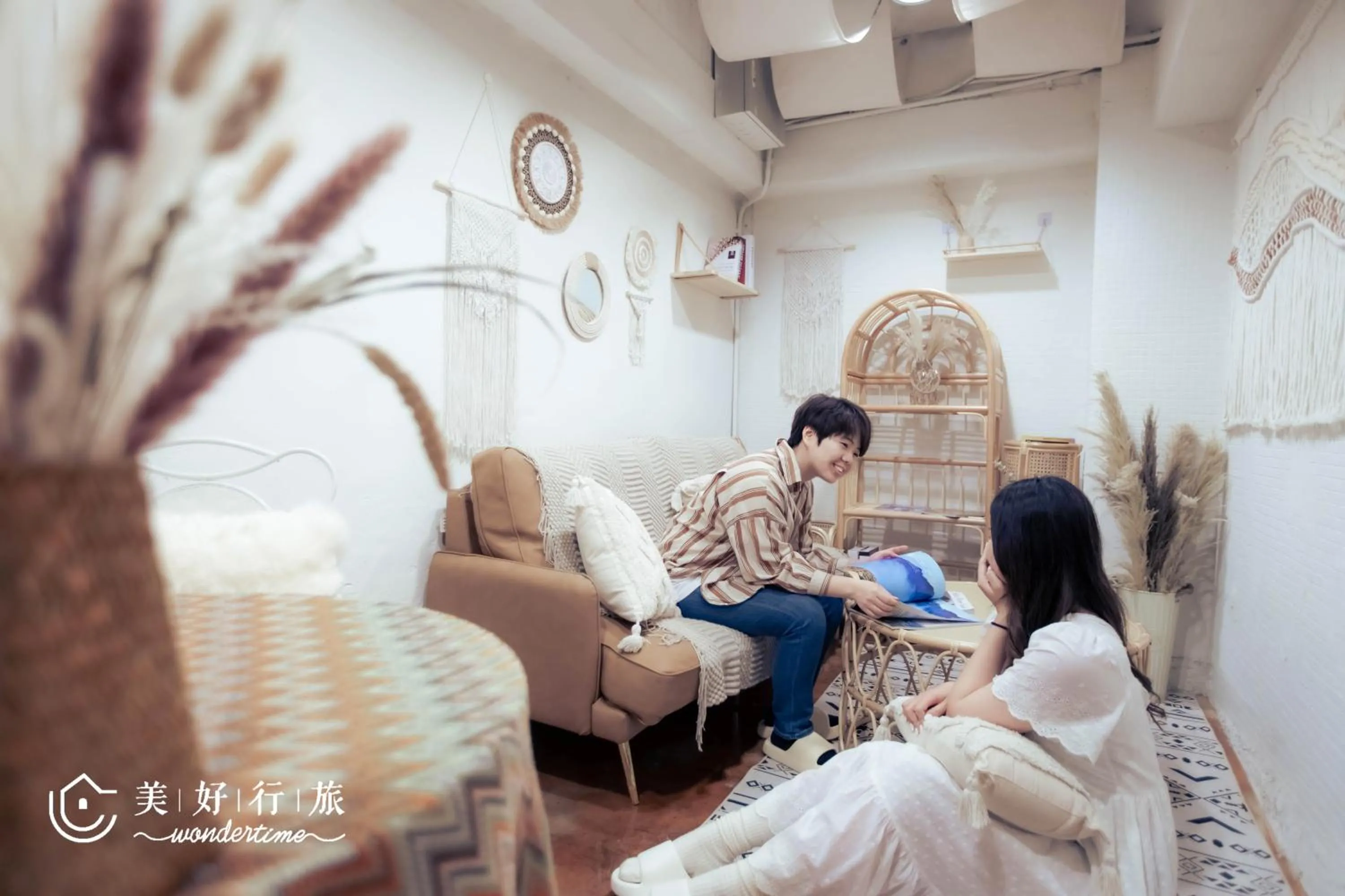 Living room in Wondertime Taipei Station - Kaifeng Ladies Hostel