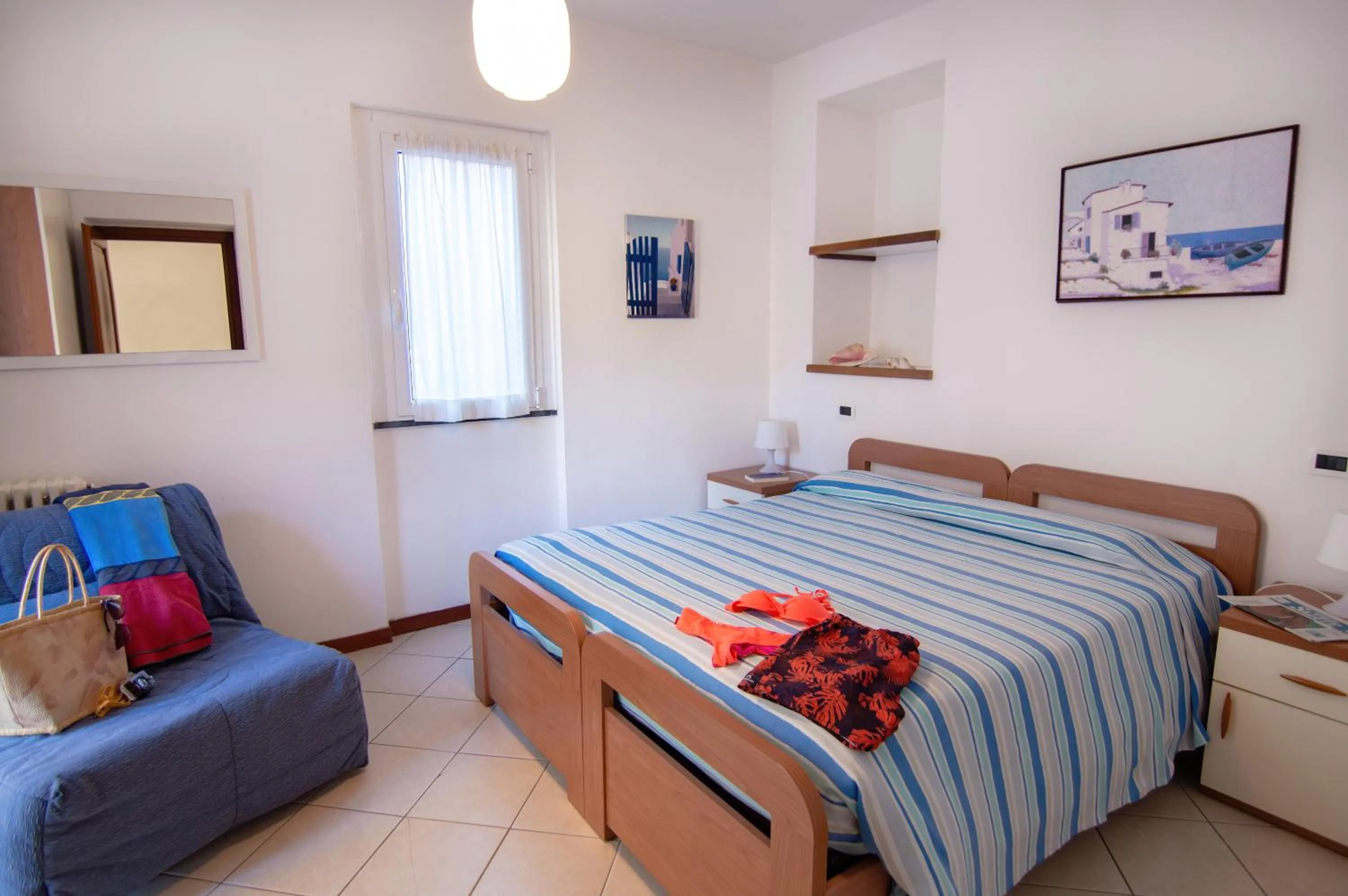Bedroom, Bed in Residence Italia