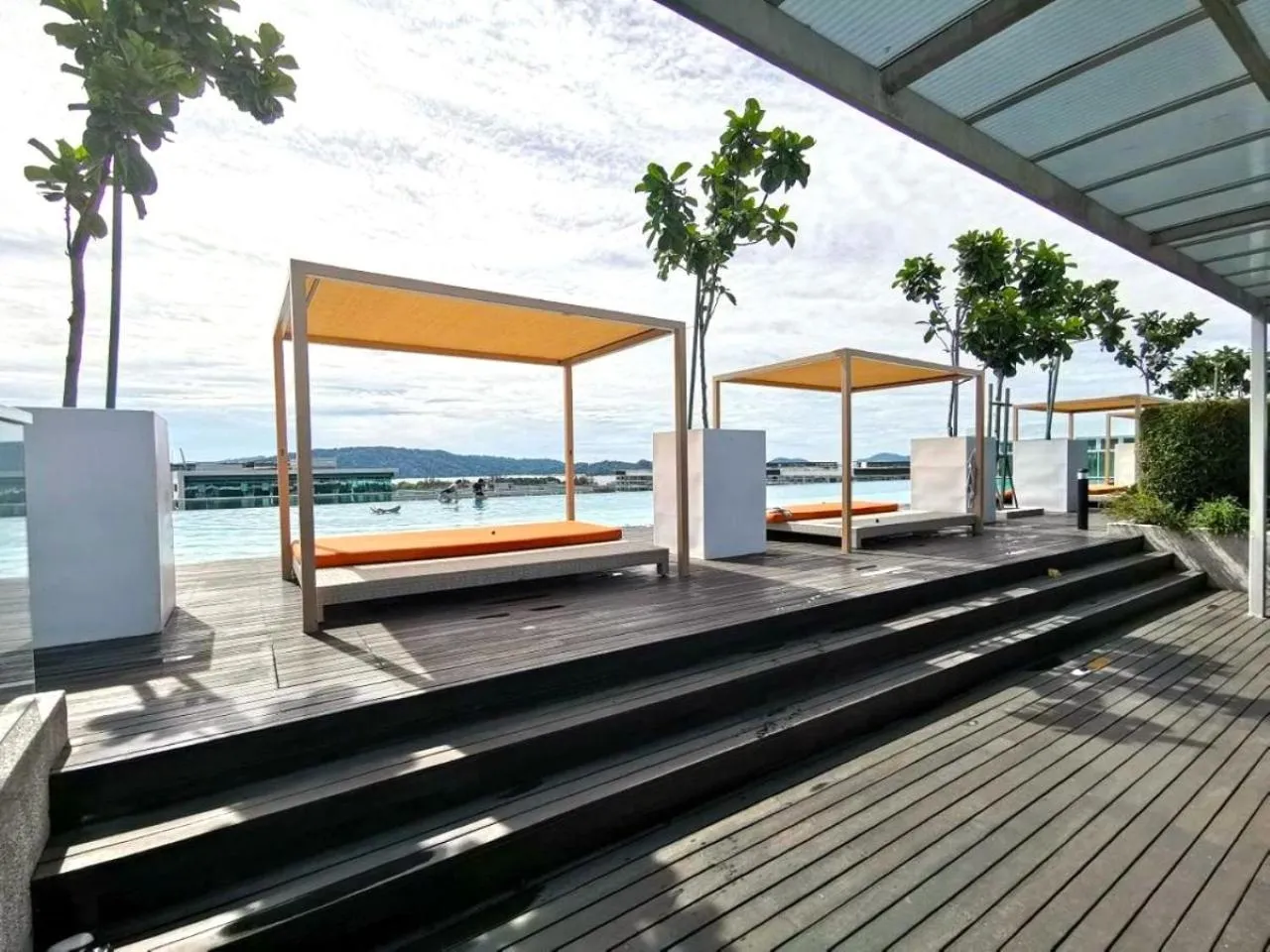 Swimming pool in Sutera Avenue Kota Kinabalu