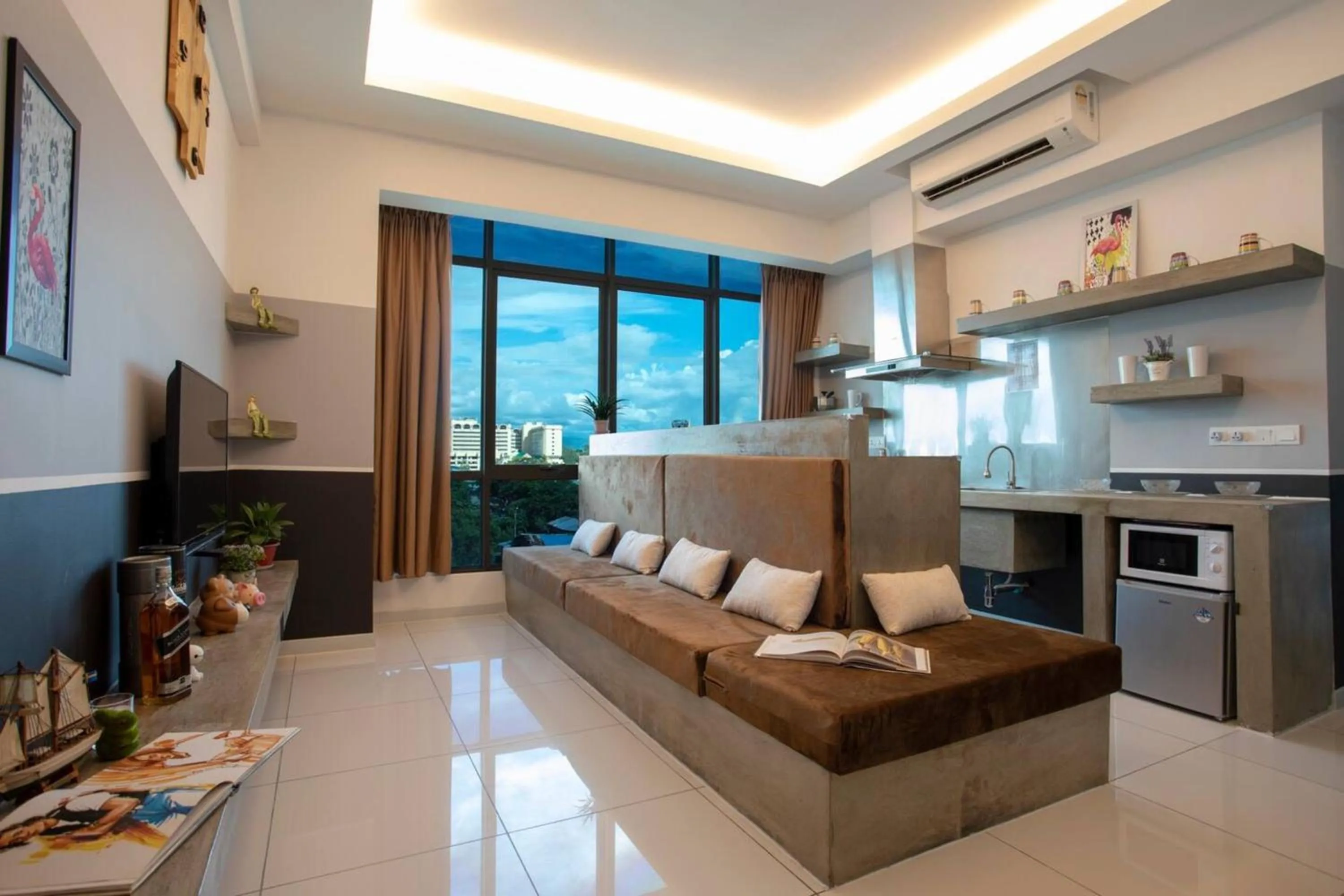 Living room in Sutera Avenue Kota Kinabalu