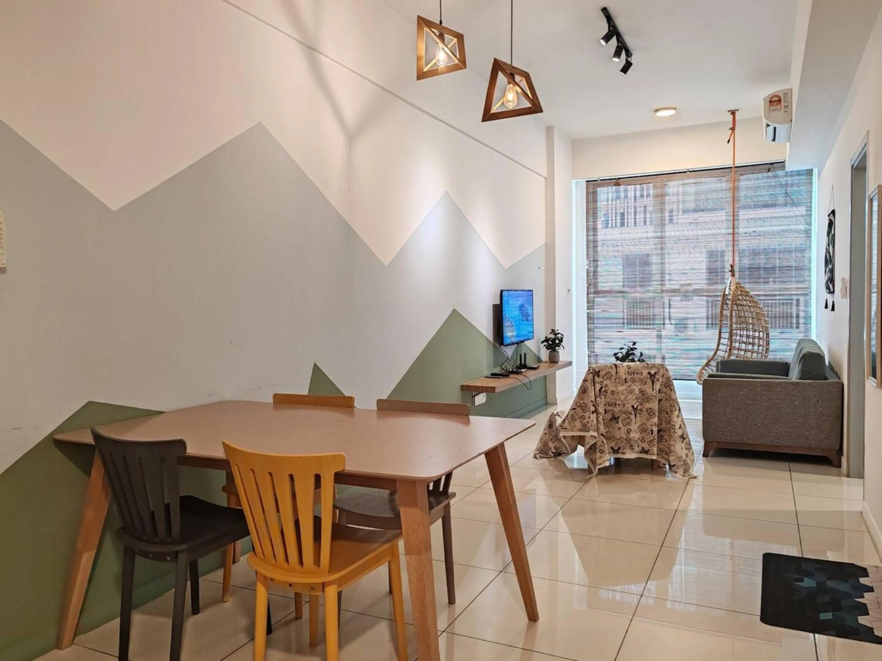 Dining area in Sutera Avenue Kota Kinabalu