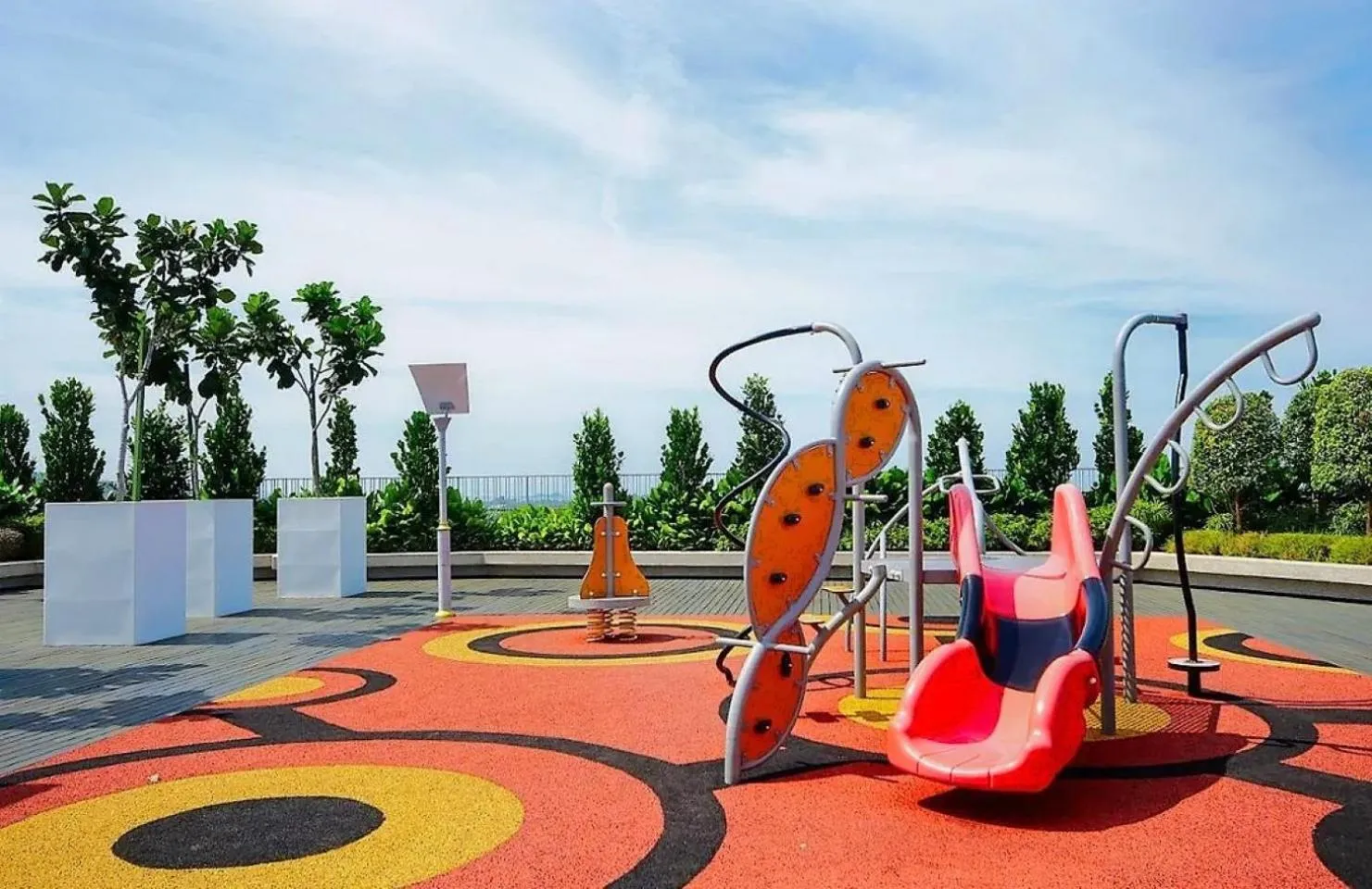 Children play ground in Sutera Avenue Kota Kinabalu
