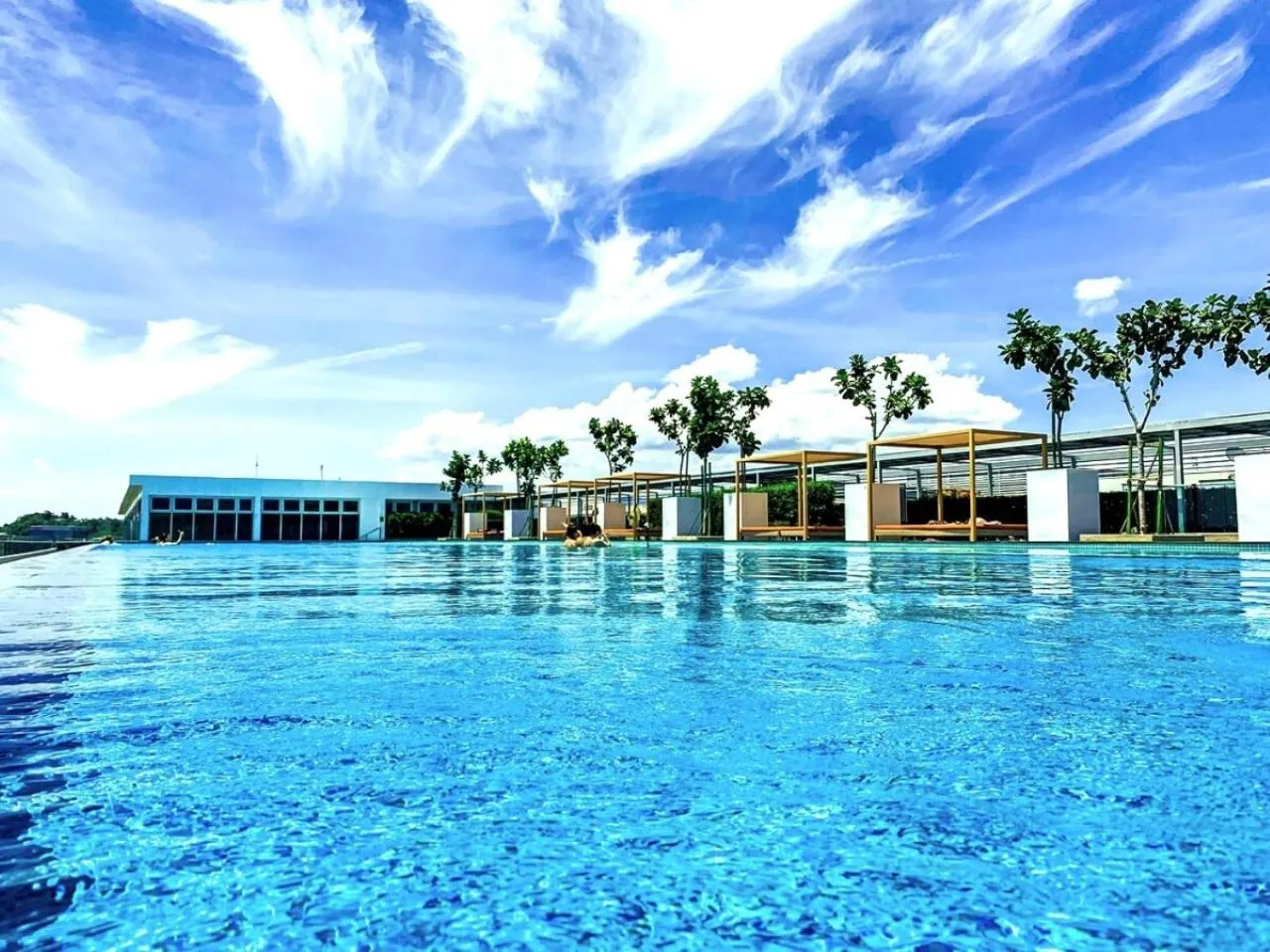 Swimming pool in Sutera Avenue Kota Kinabalu