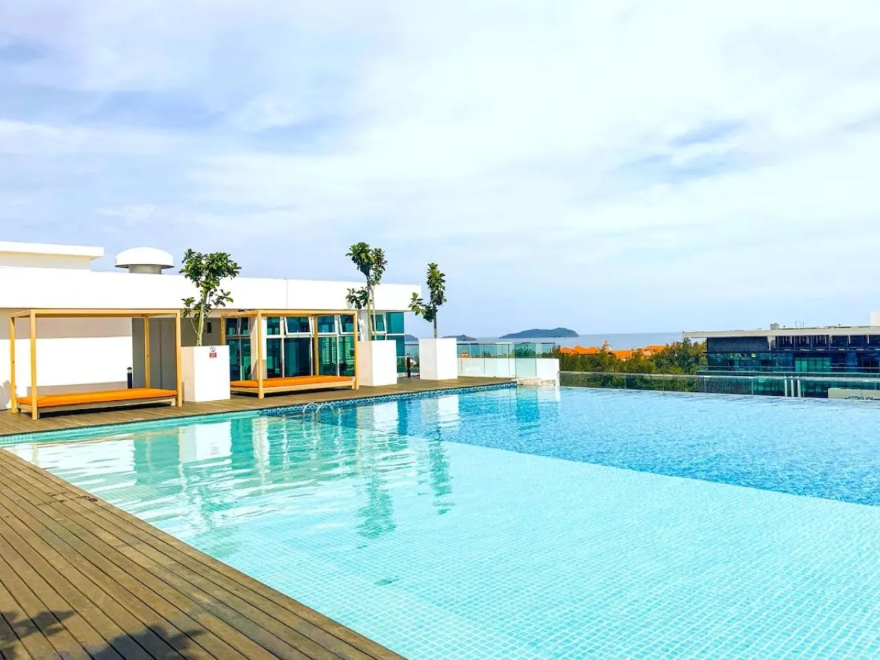 Swimming pool in Sutera Avenue Kota Kinabalu