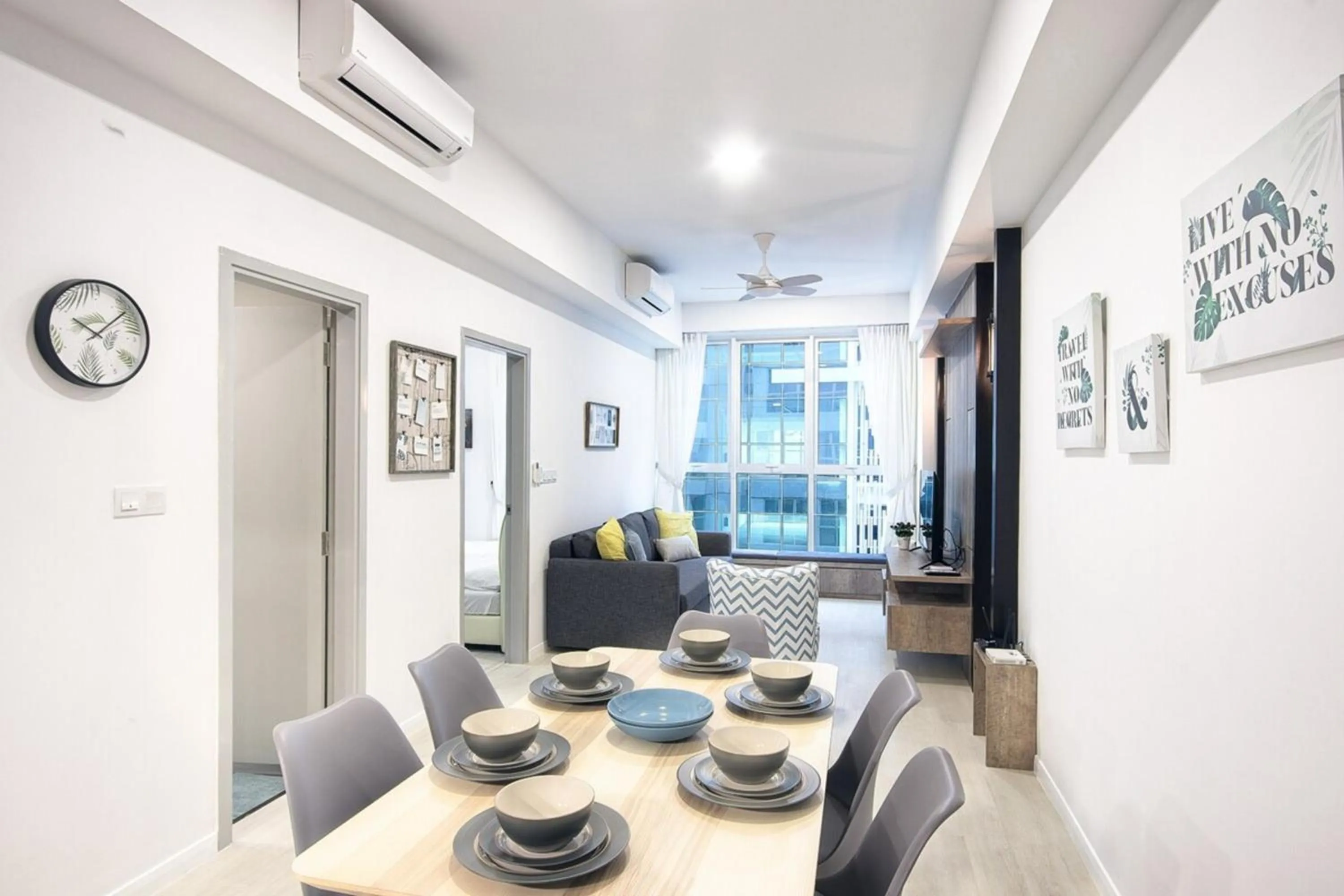 Dining area in Sutera Avenue Kota Kinabalu