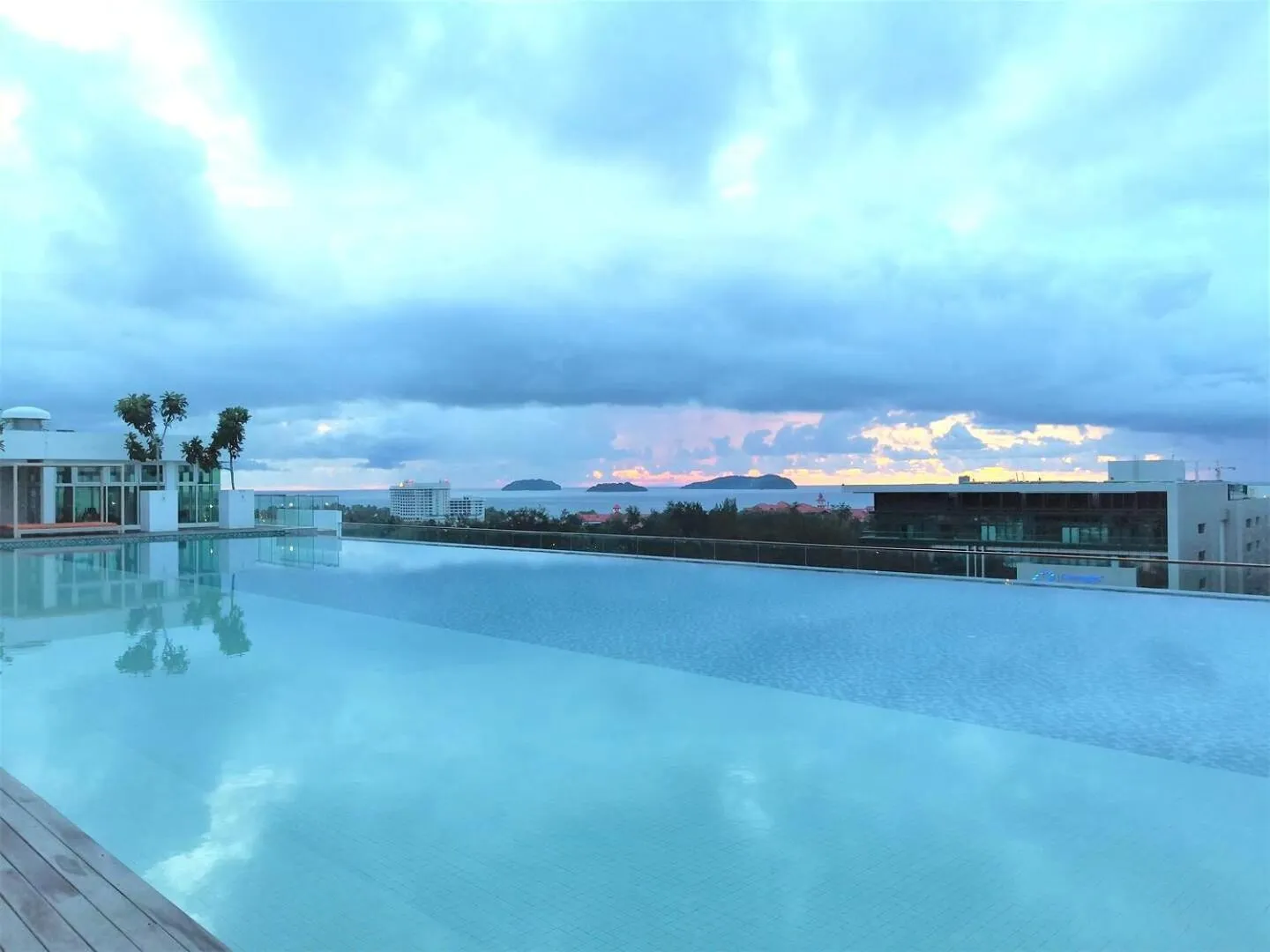 Swimming pool in Sutera Avenue Kota Kinabalu