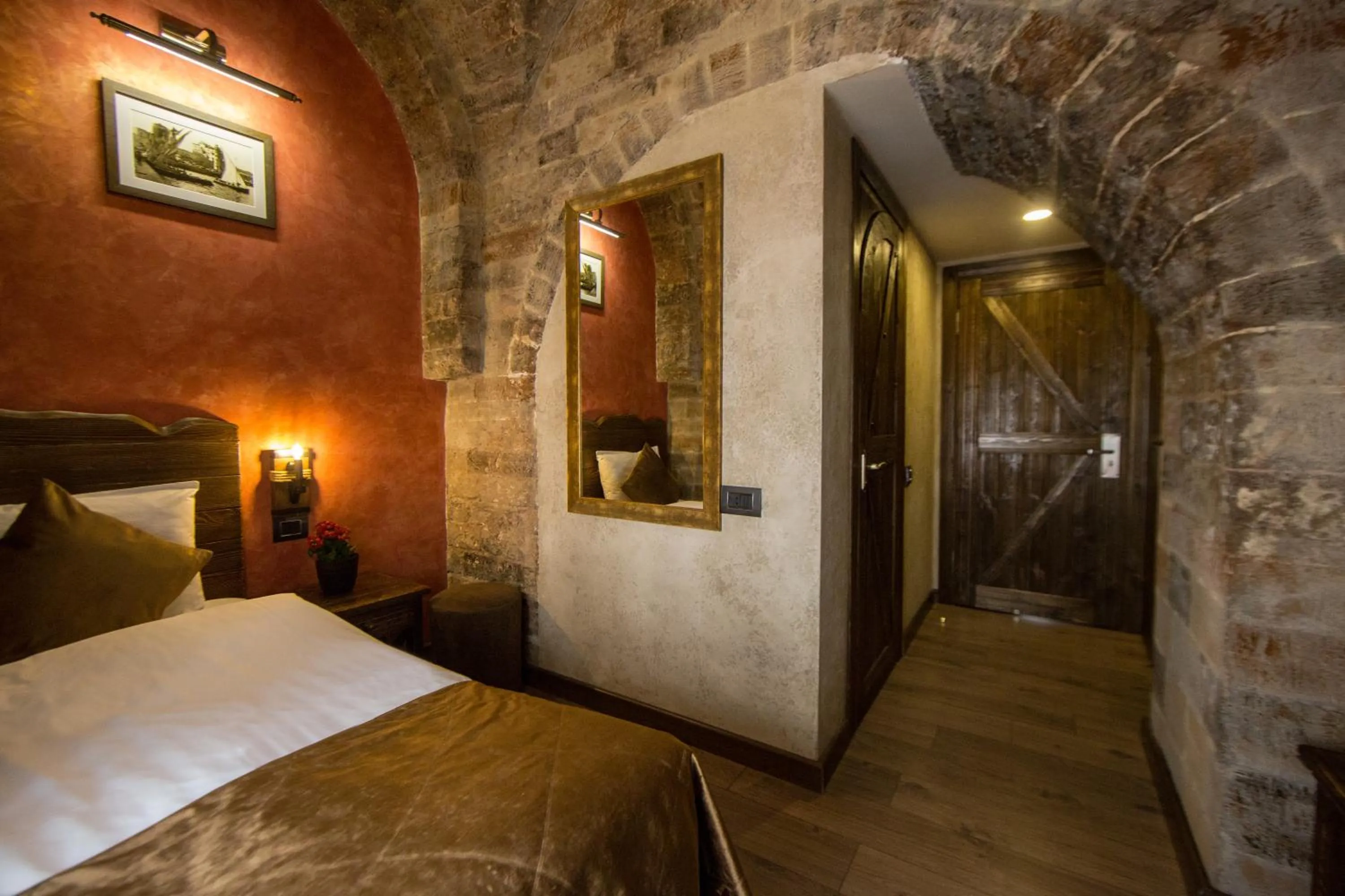 Bed in Passage Modern Hotel