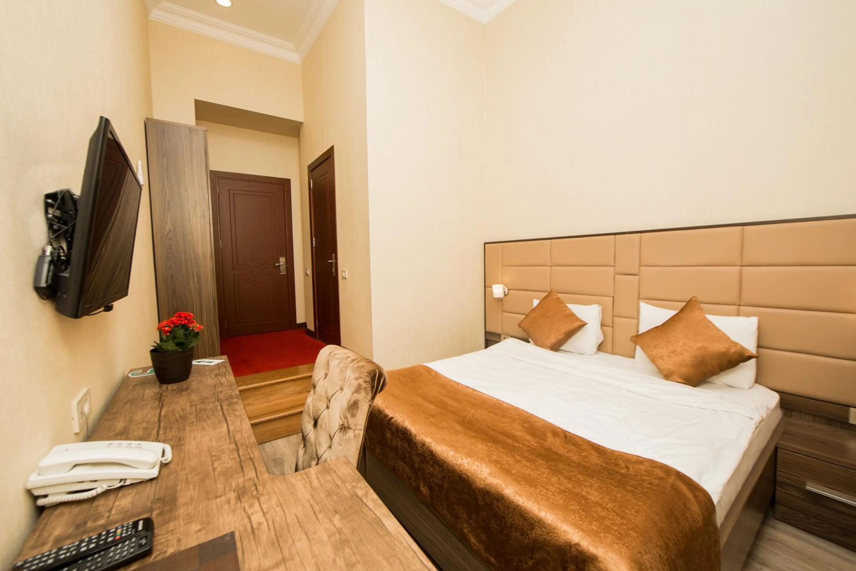 Bed in Passage Modern Hotel