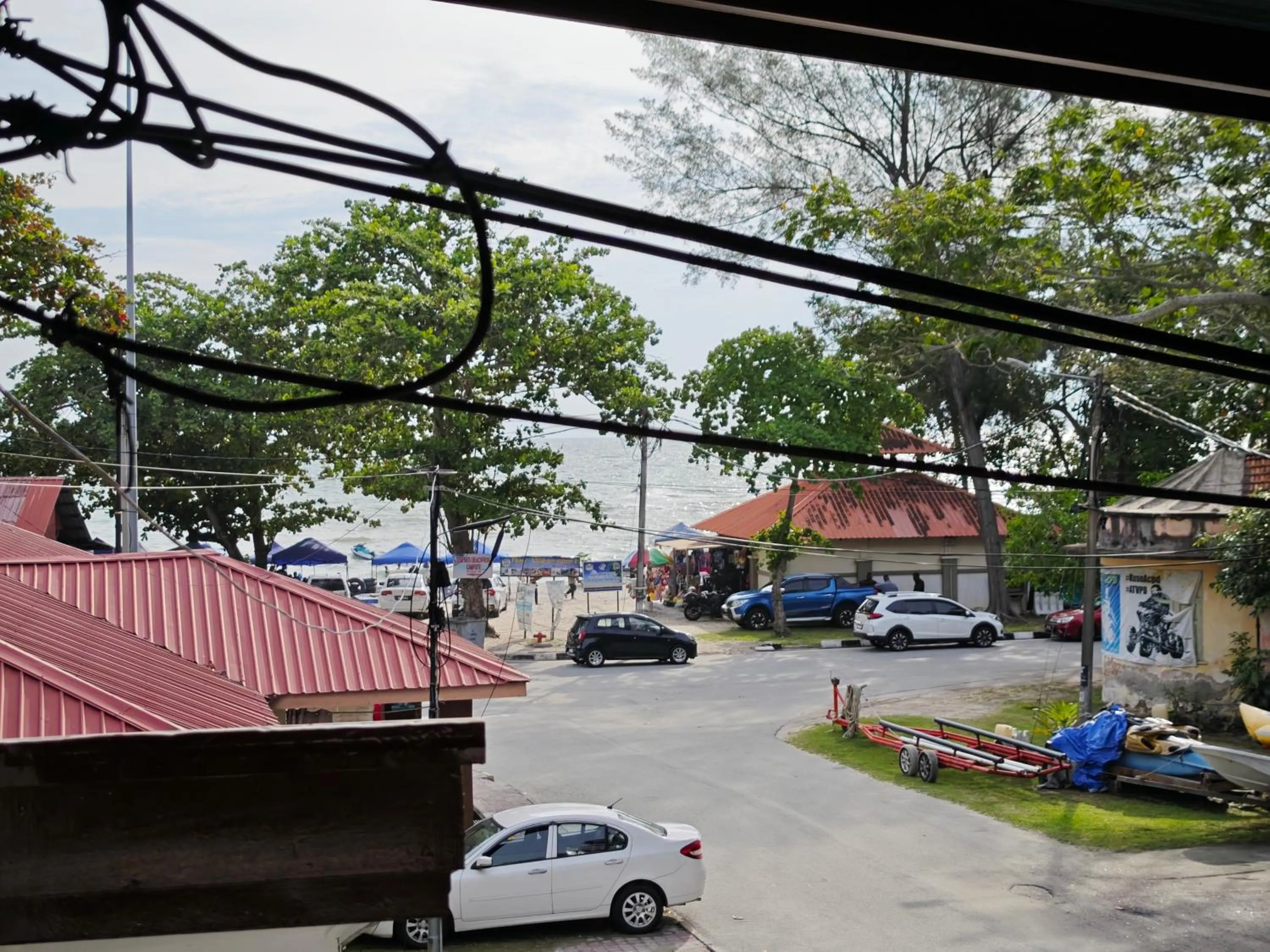 Quiet street view in Mulyo Hotel