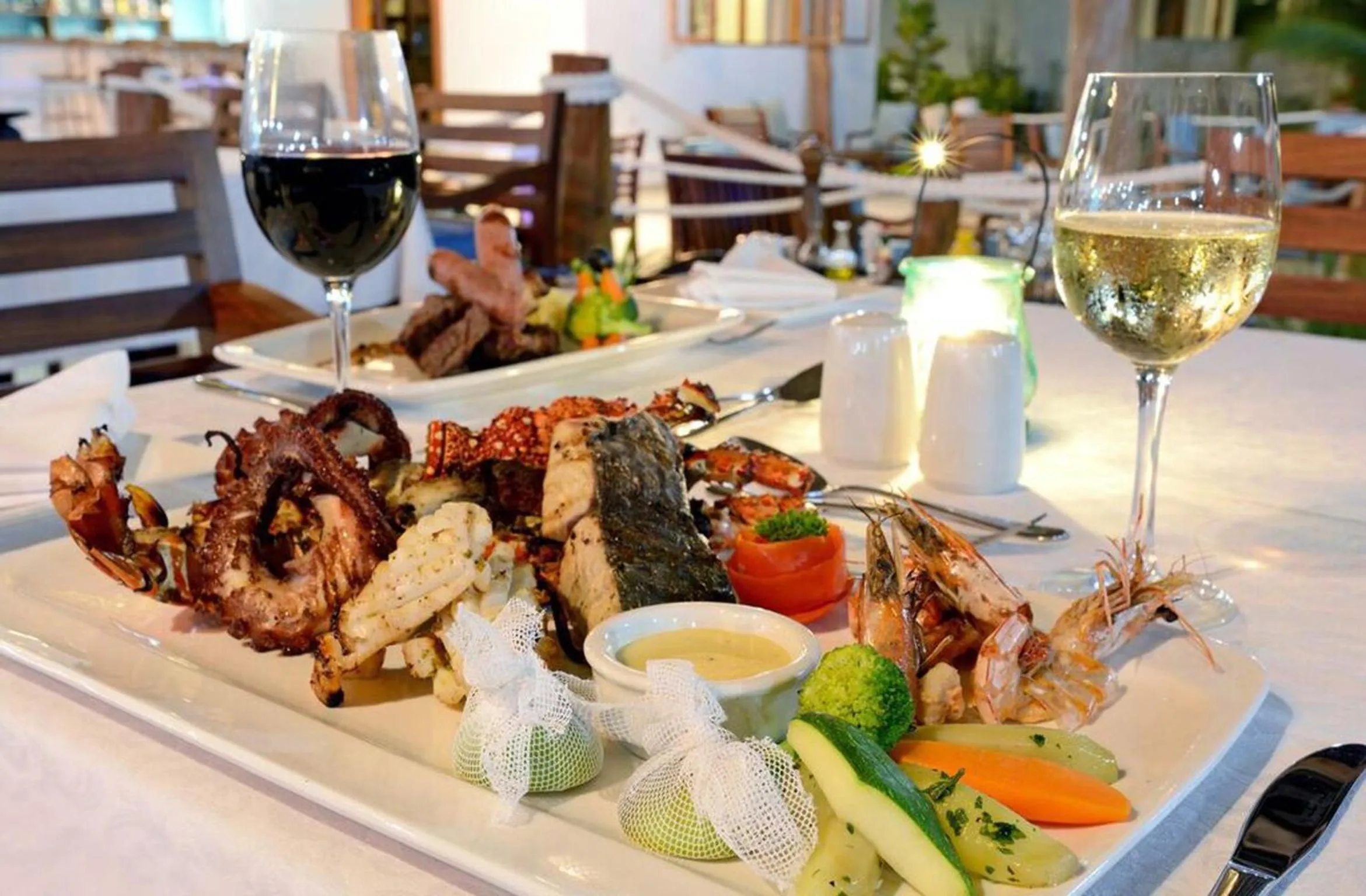 Food close-up in Kisiwa on the Beach