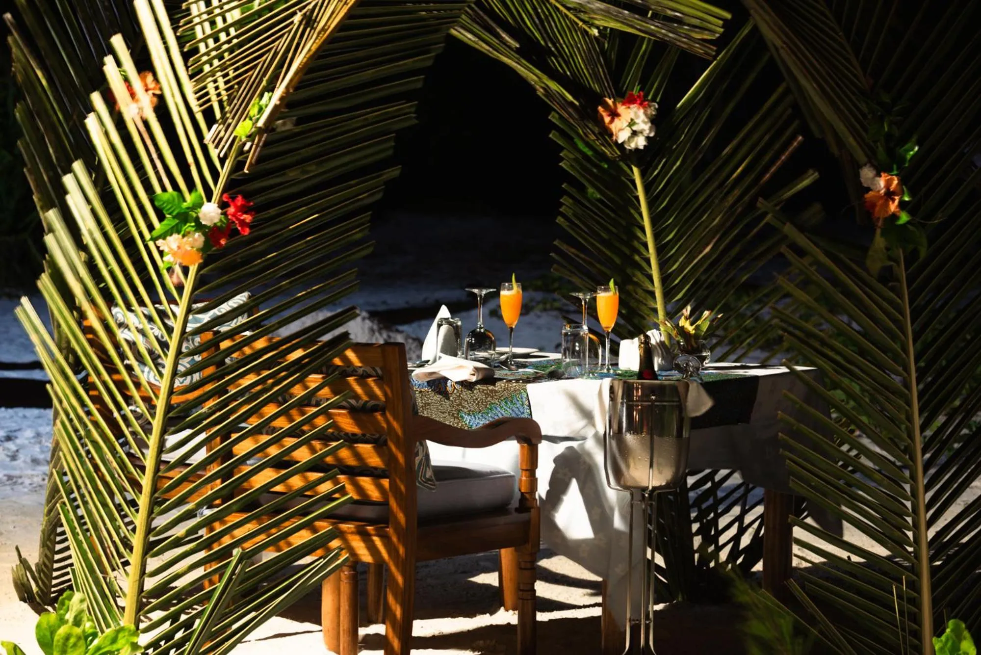 BBQ facilities in Kisiwa on the Beach