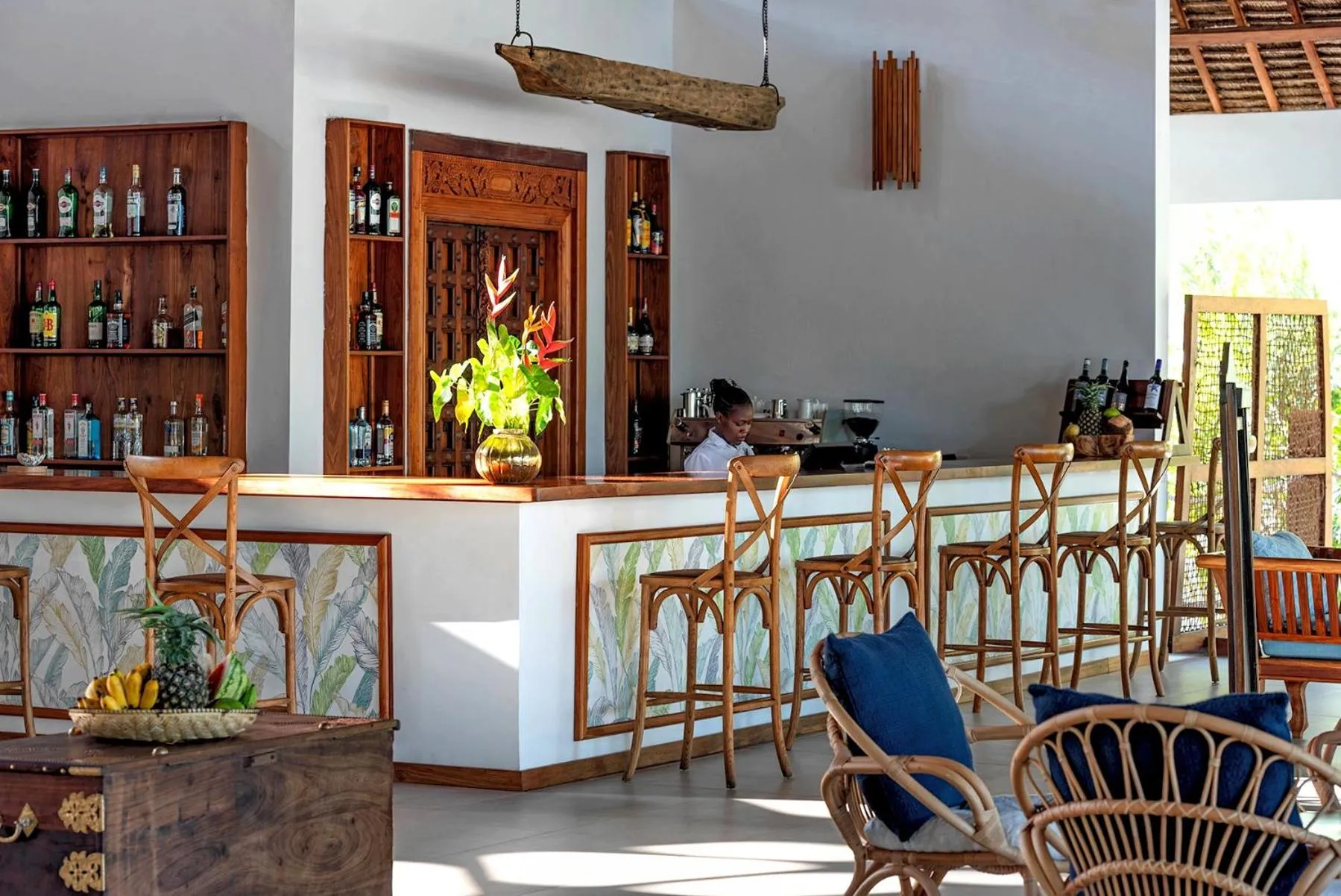 Lounge or bar in Kisiwa on the Beach