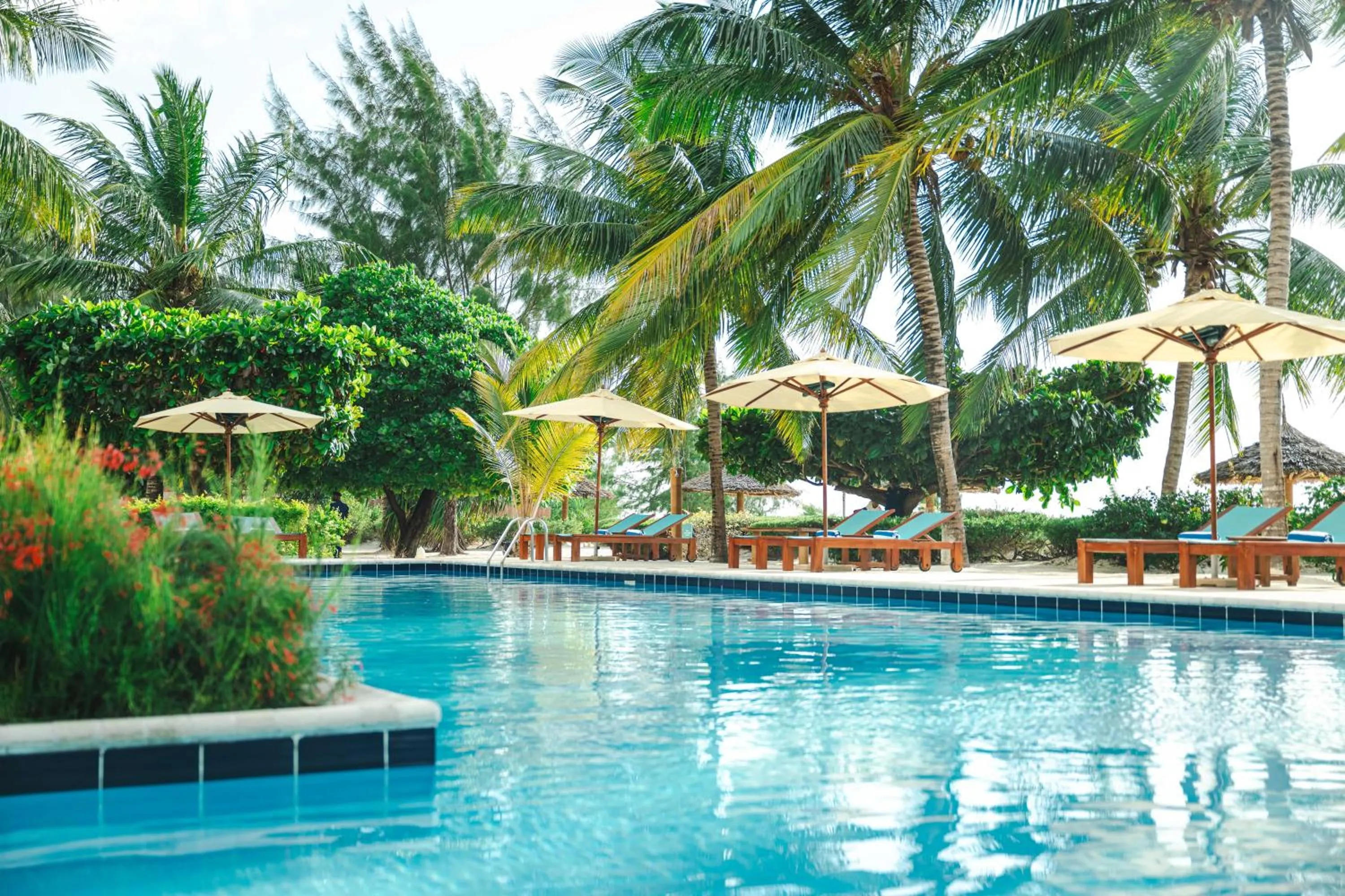 Pool view in Kisiwa on the Beach