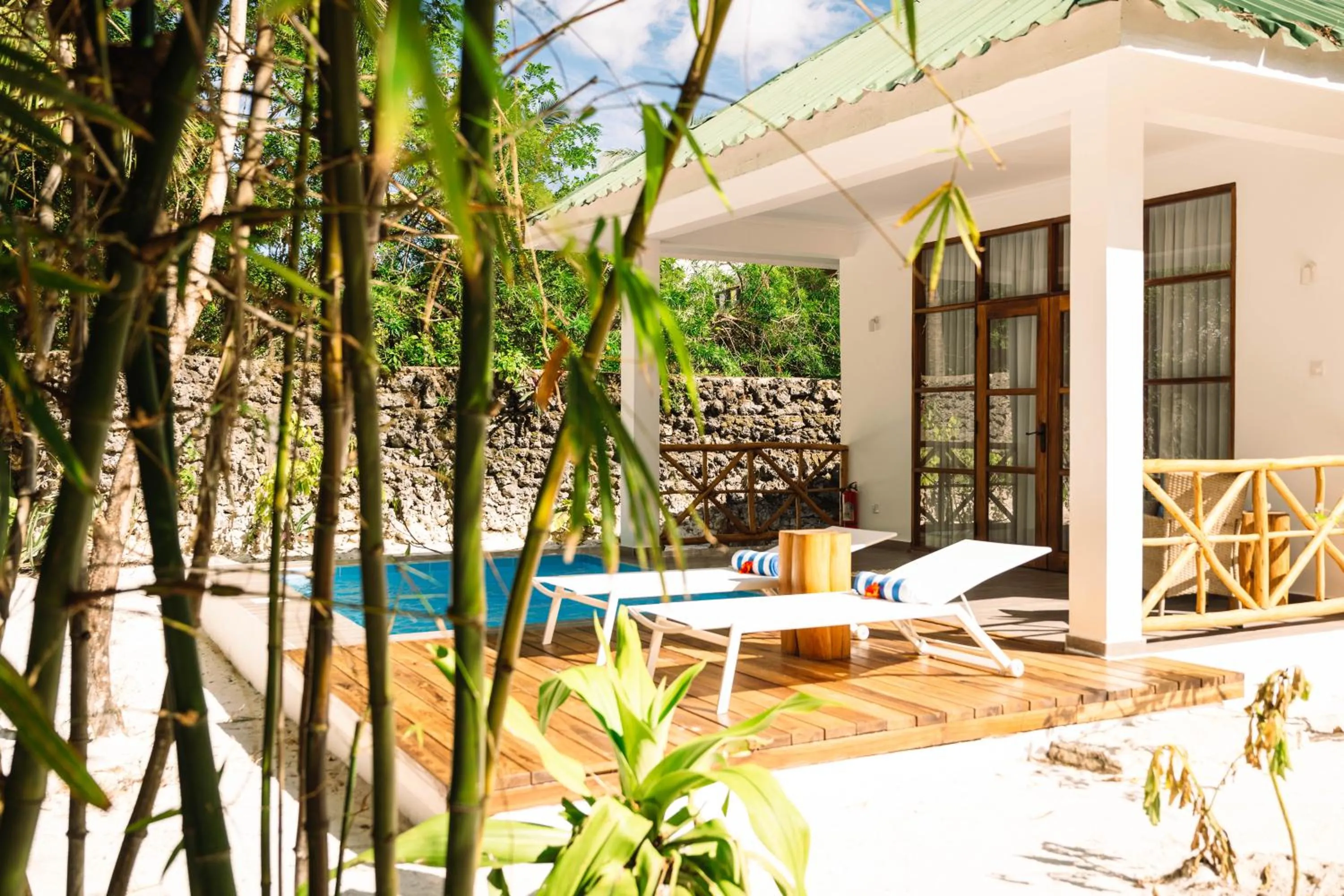 Pool view in Kisiwa on the Beach