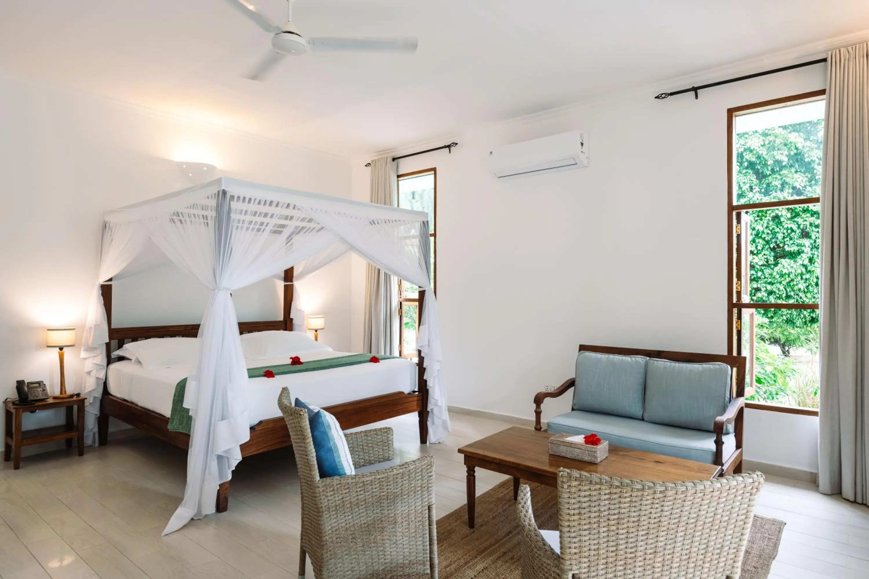 Seating area in Kisiwa on the Beach