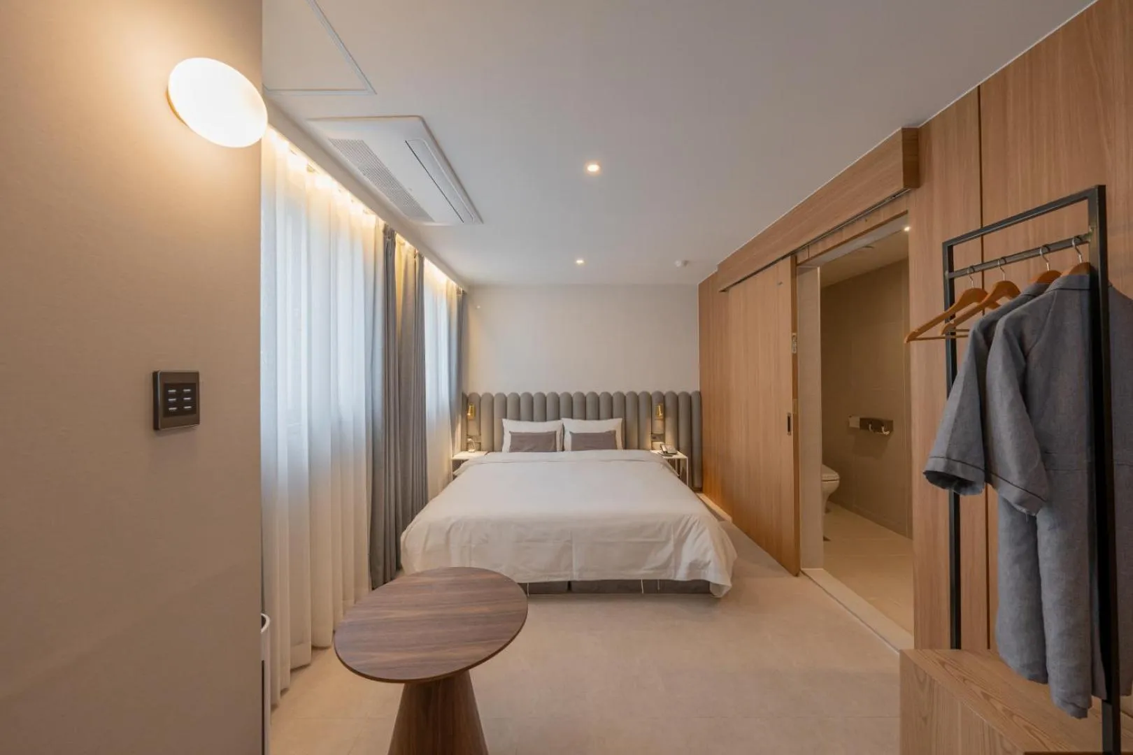 Bed in H-avenue Hotel Munhyeon