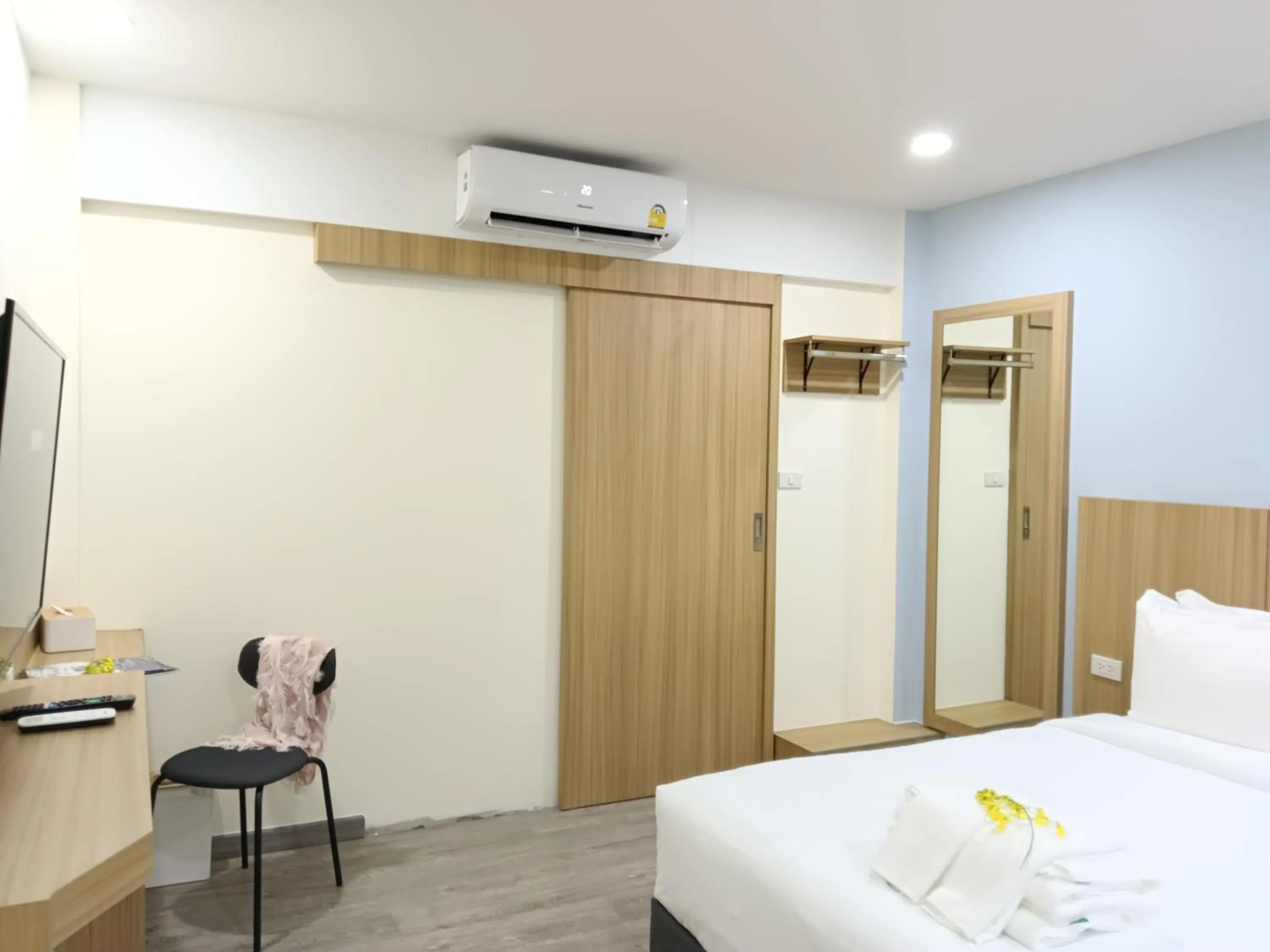 Bed in Beyond 21 Hotel