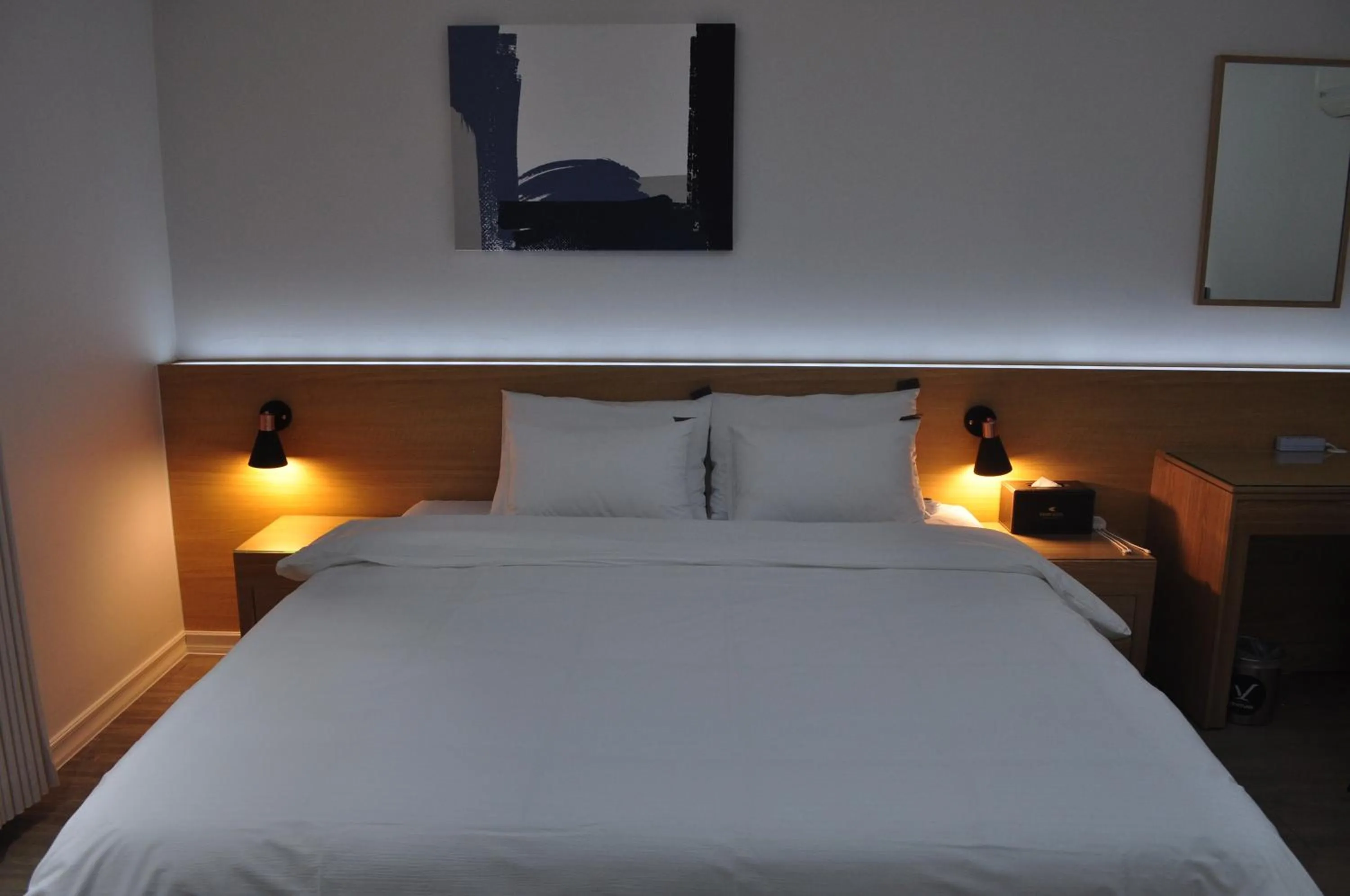 Bed in HOUND Hotel Sangmu